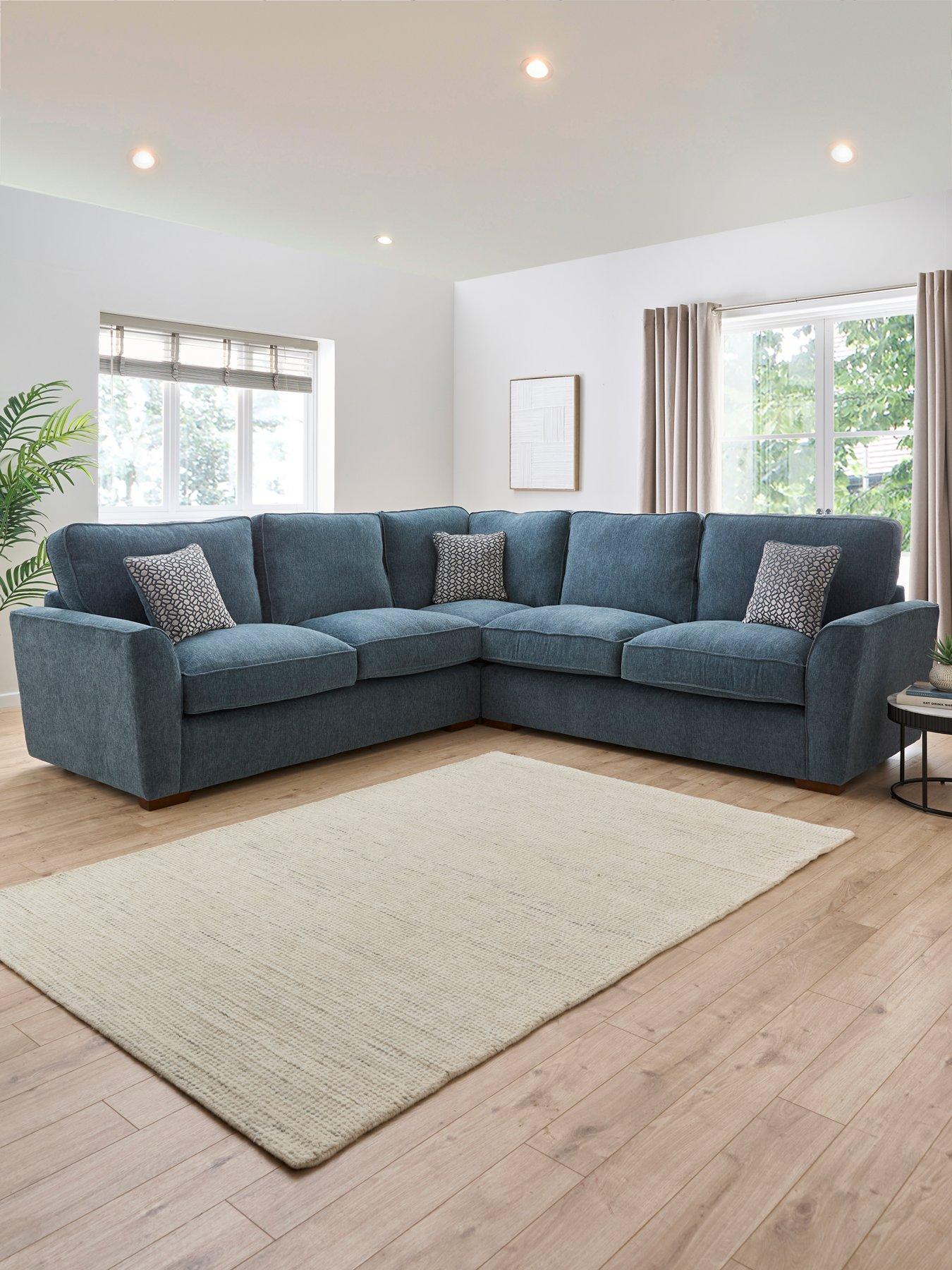 Very Home Lucerne Fabric Corner Group Sofa - Made to Order in the UK