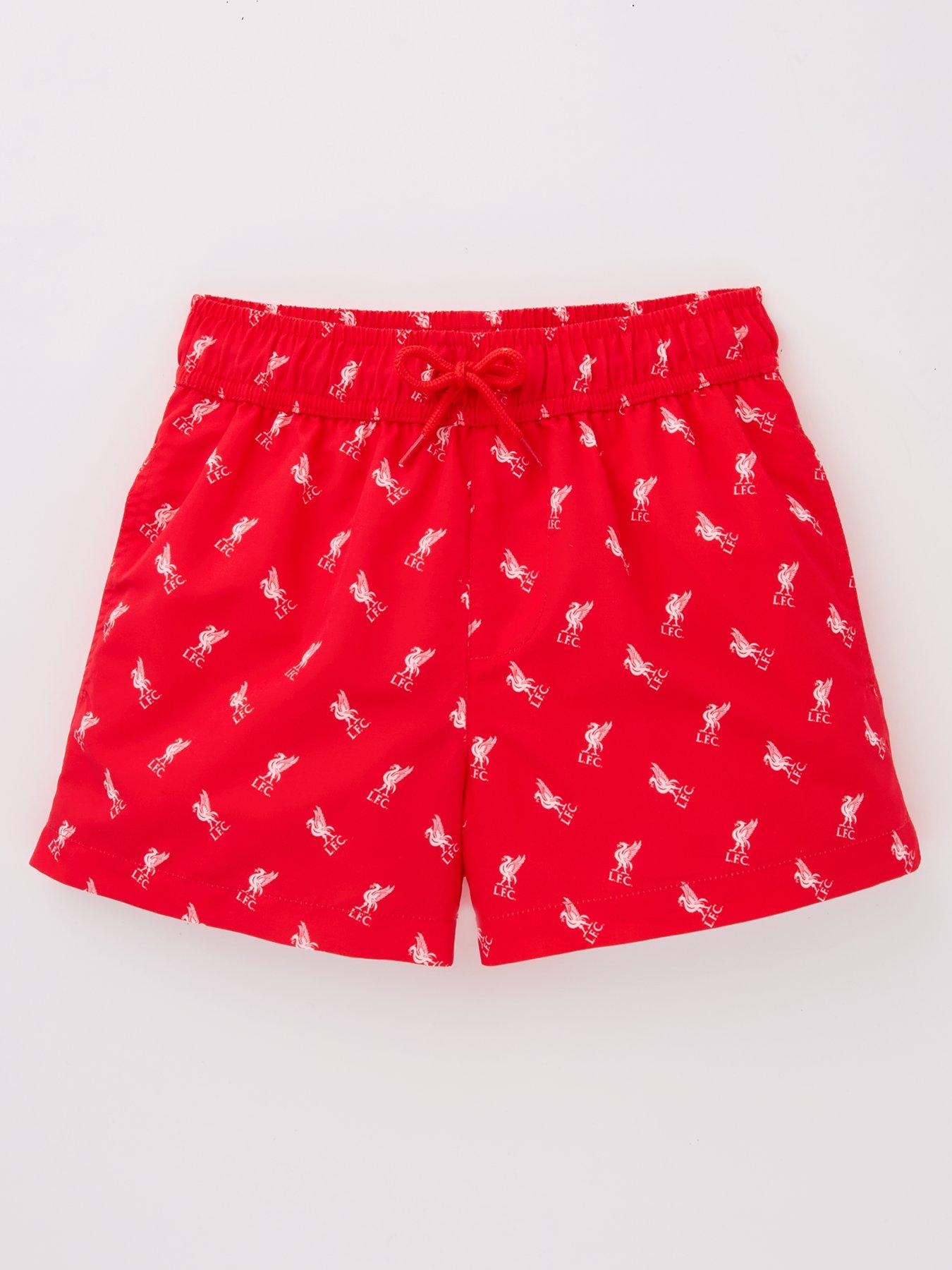 undefined LFC All Over Print Swim Shorts - Red