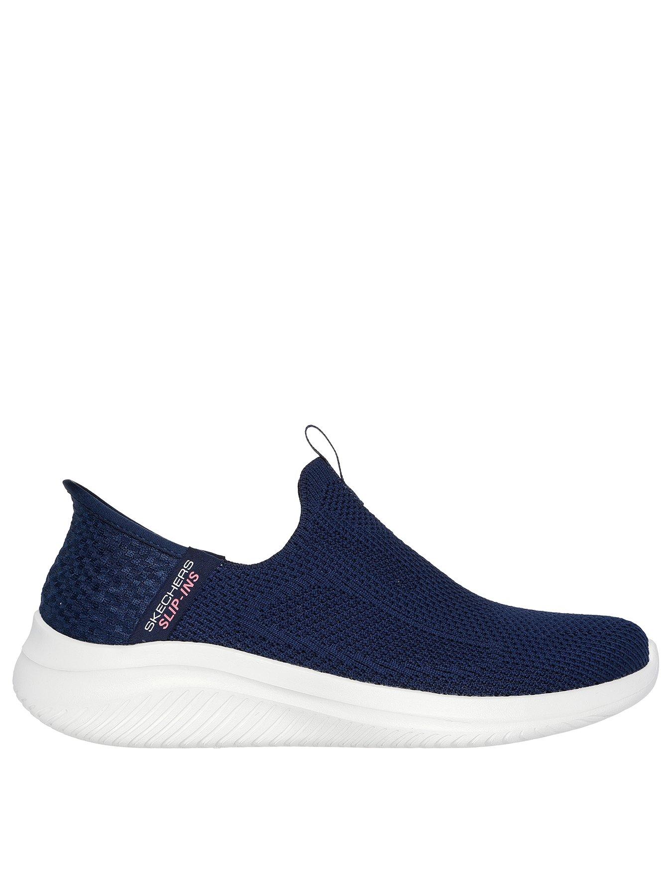 undefined Engineered Stretch Knit Slip-ins W/ Air-cooled Mf - Navy Knit/trim