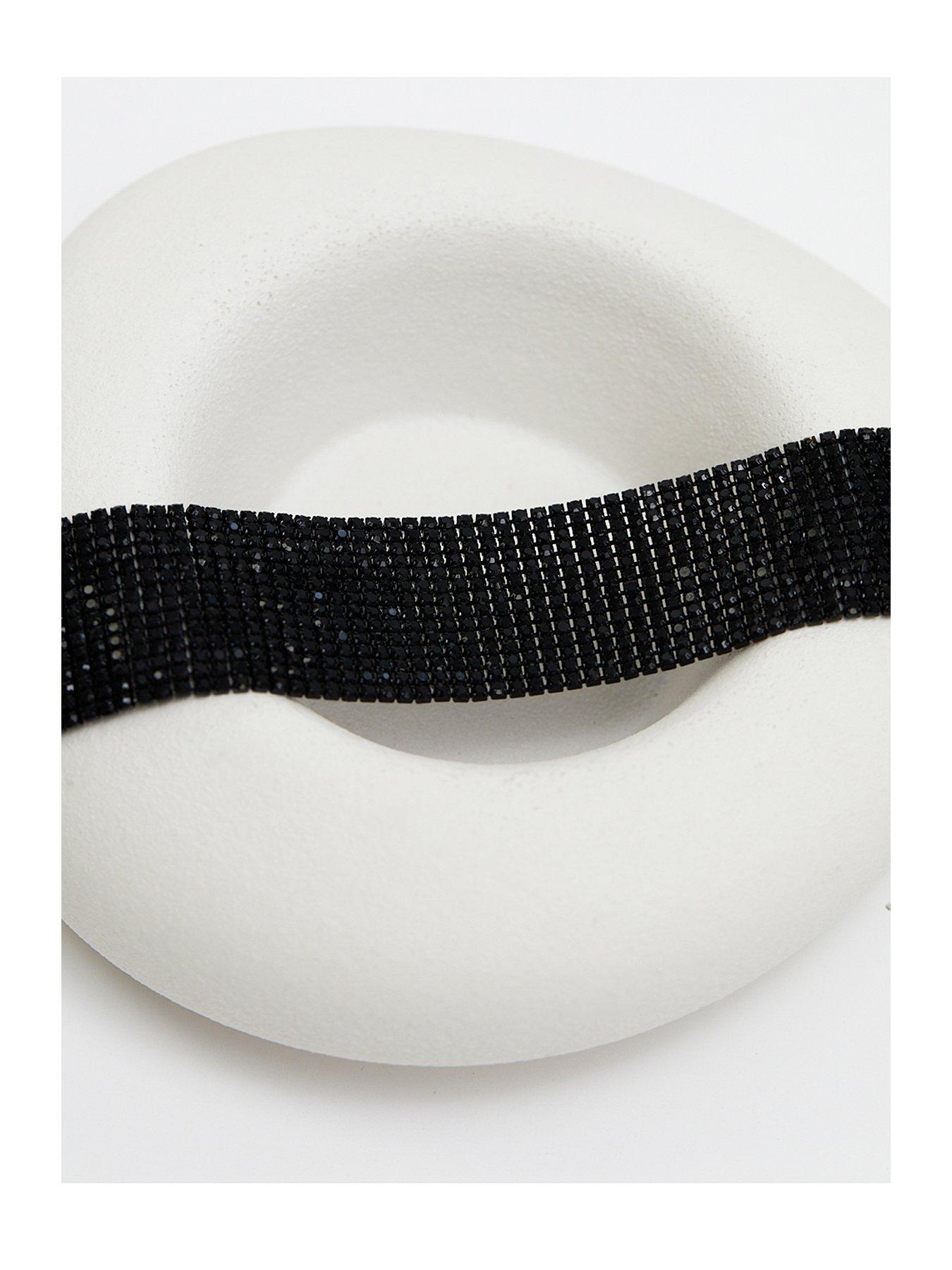 Product photograph of Jon Richard Jet Choker from very.co.uk