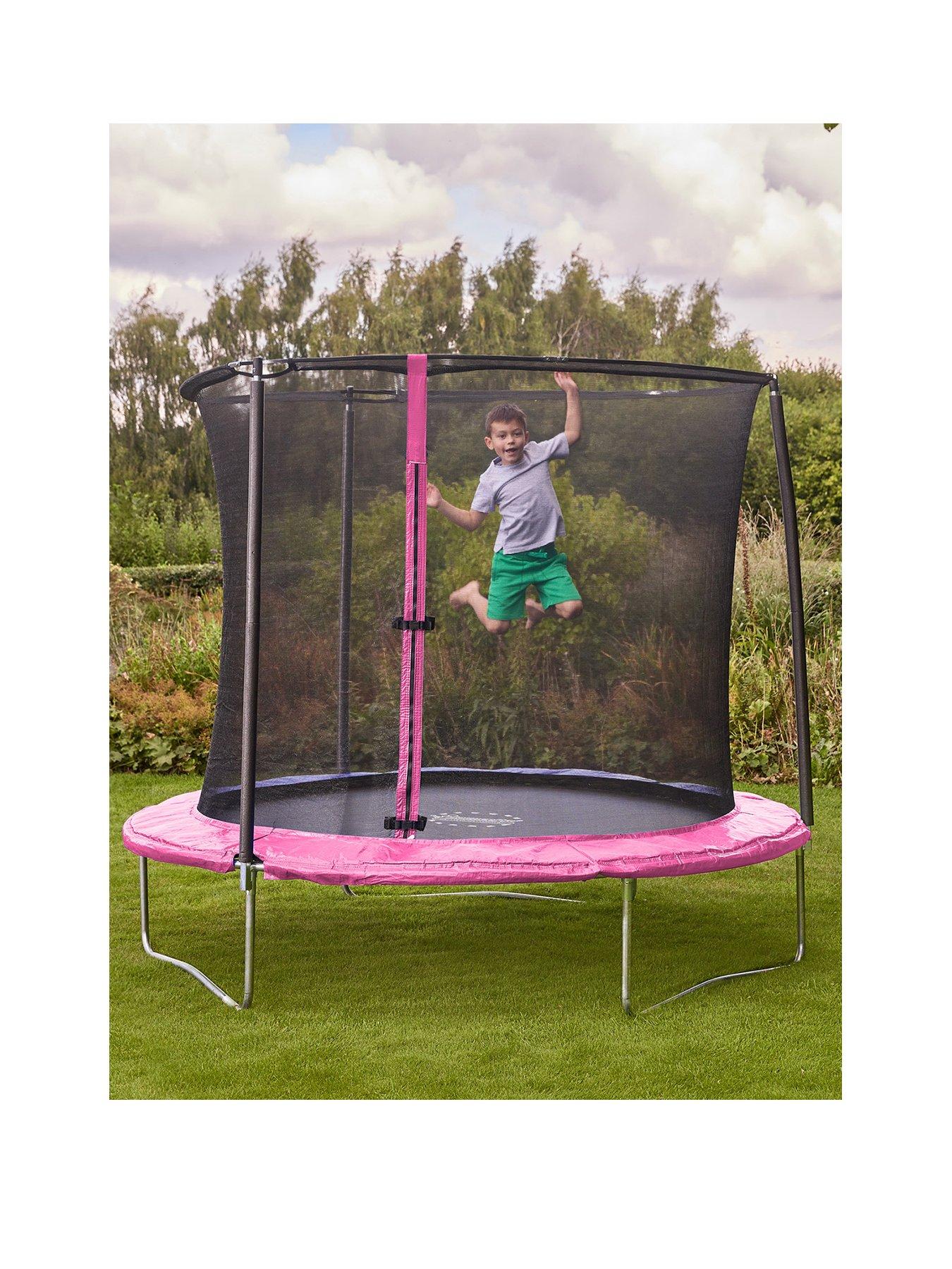 Image 1 of 6 of Sportspower 8ft Trampoline PINK