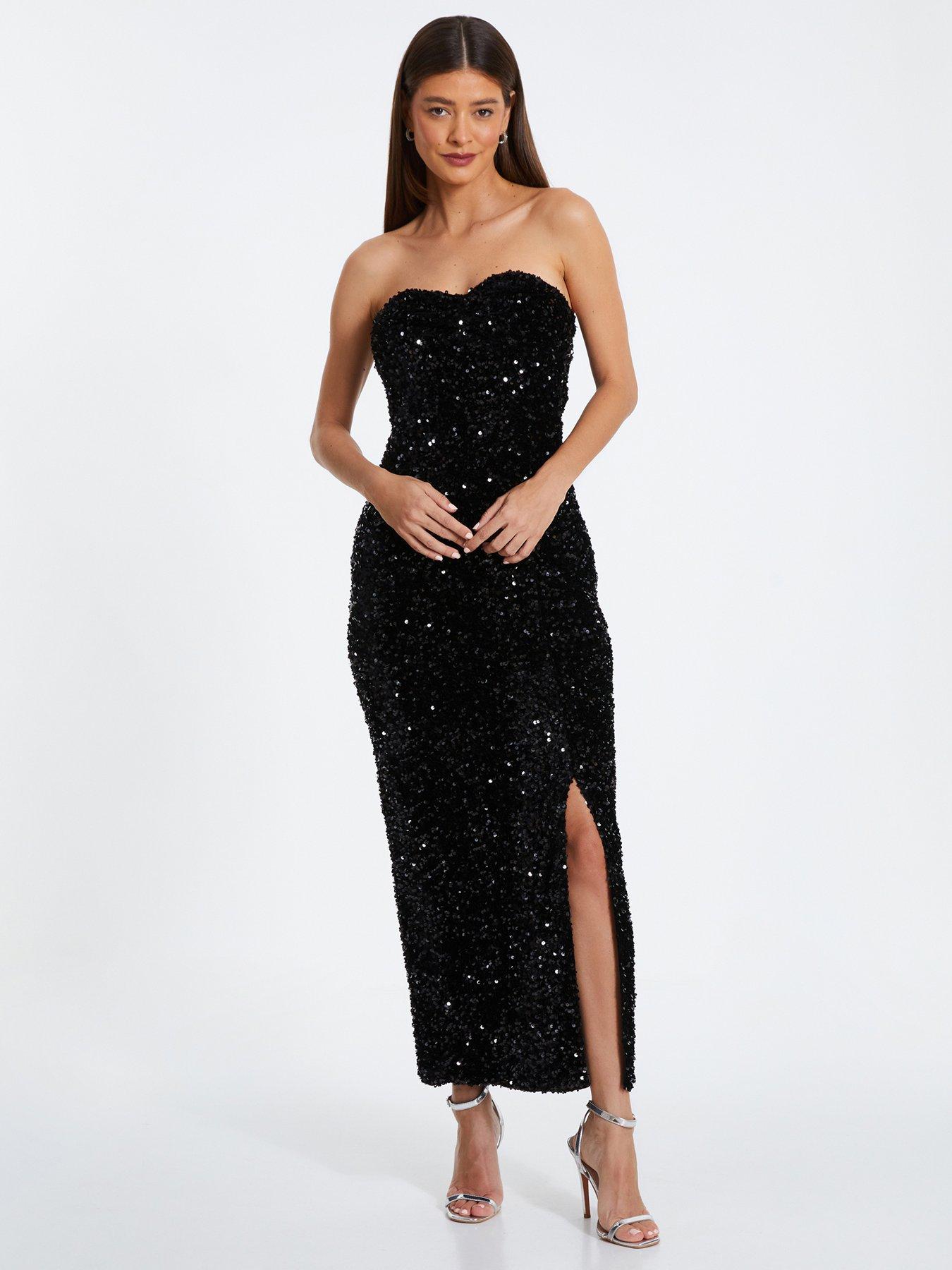 blue dress for baby girl BLACK SEQUIN TUBE MINI DRESS – GLITZ & GLAMOUR BOUTIQUE