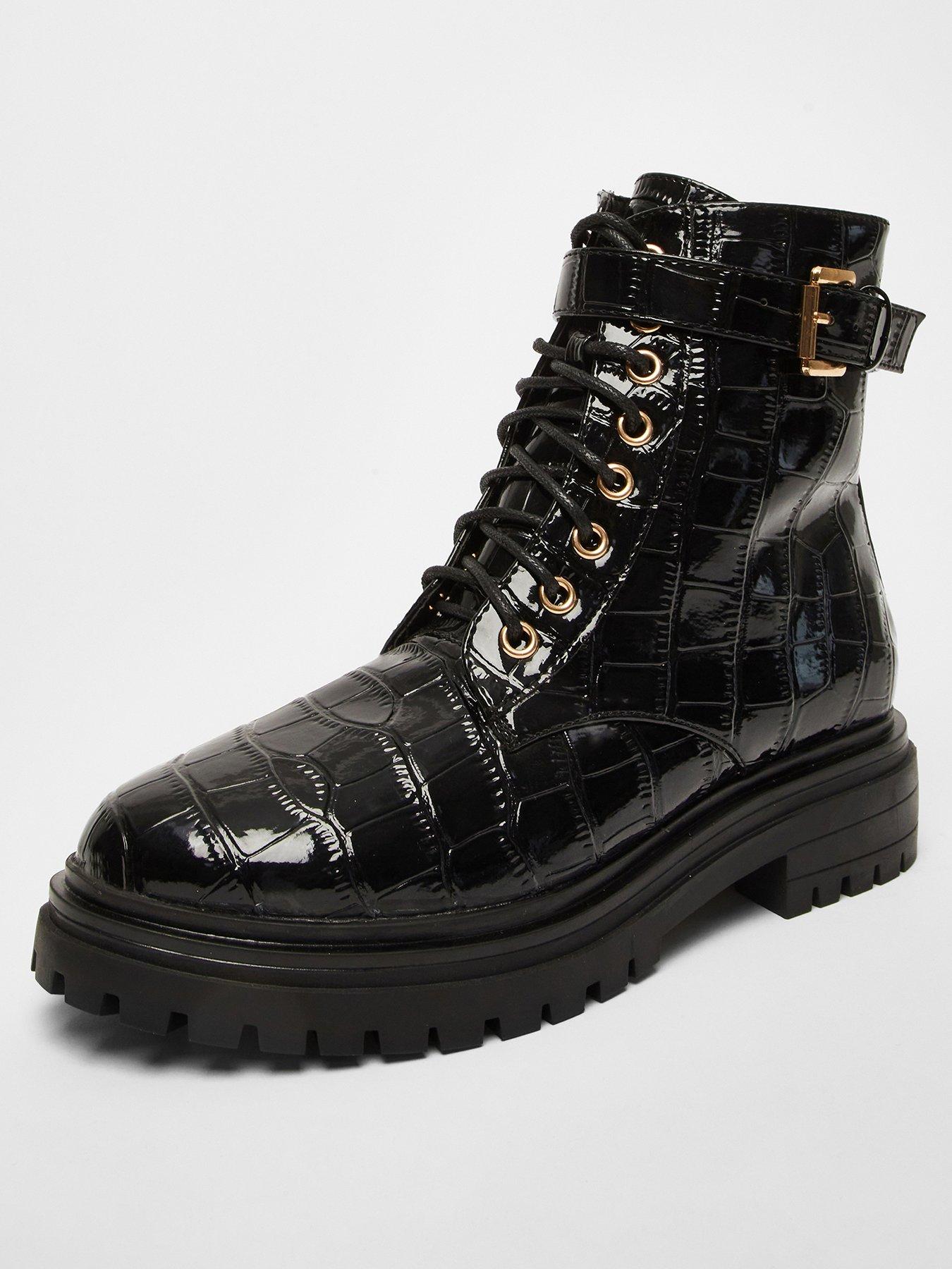 Quiz wedge boots sale