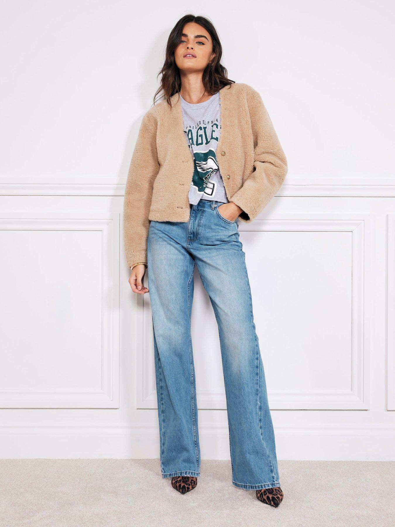 undefined Relaxed Straight Jeans - Blue