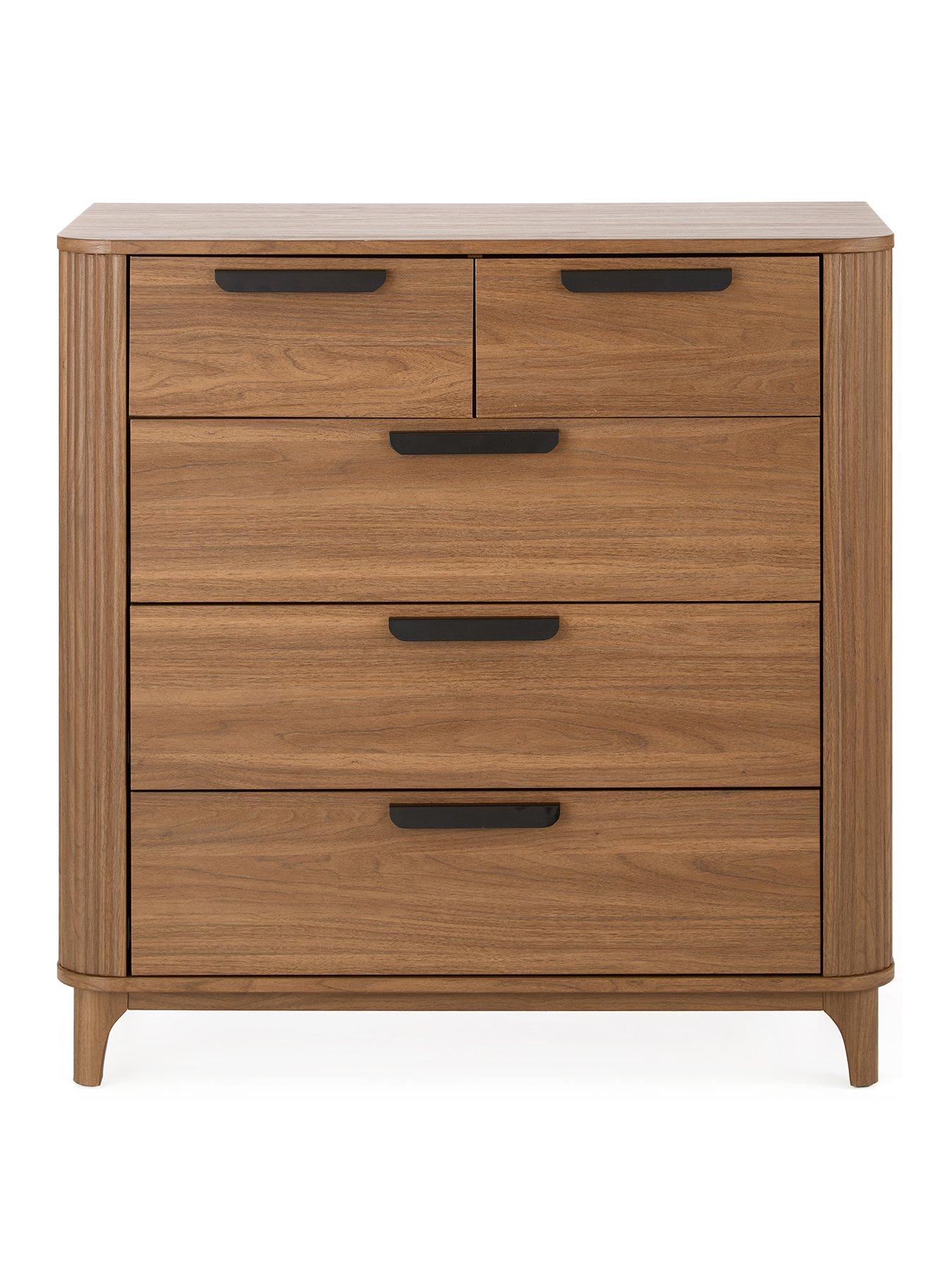 The Very Collection Carina 2 + 3 Chest Of Drawers - Mid Oak - FSC ...