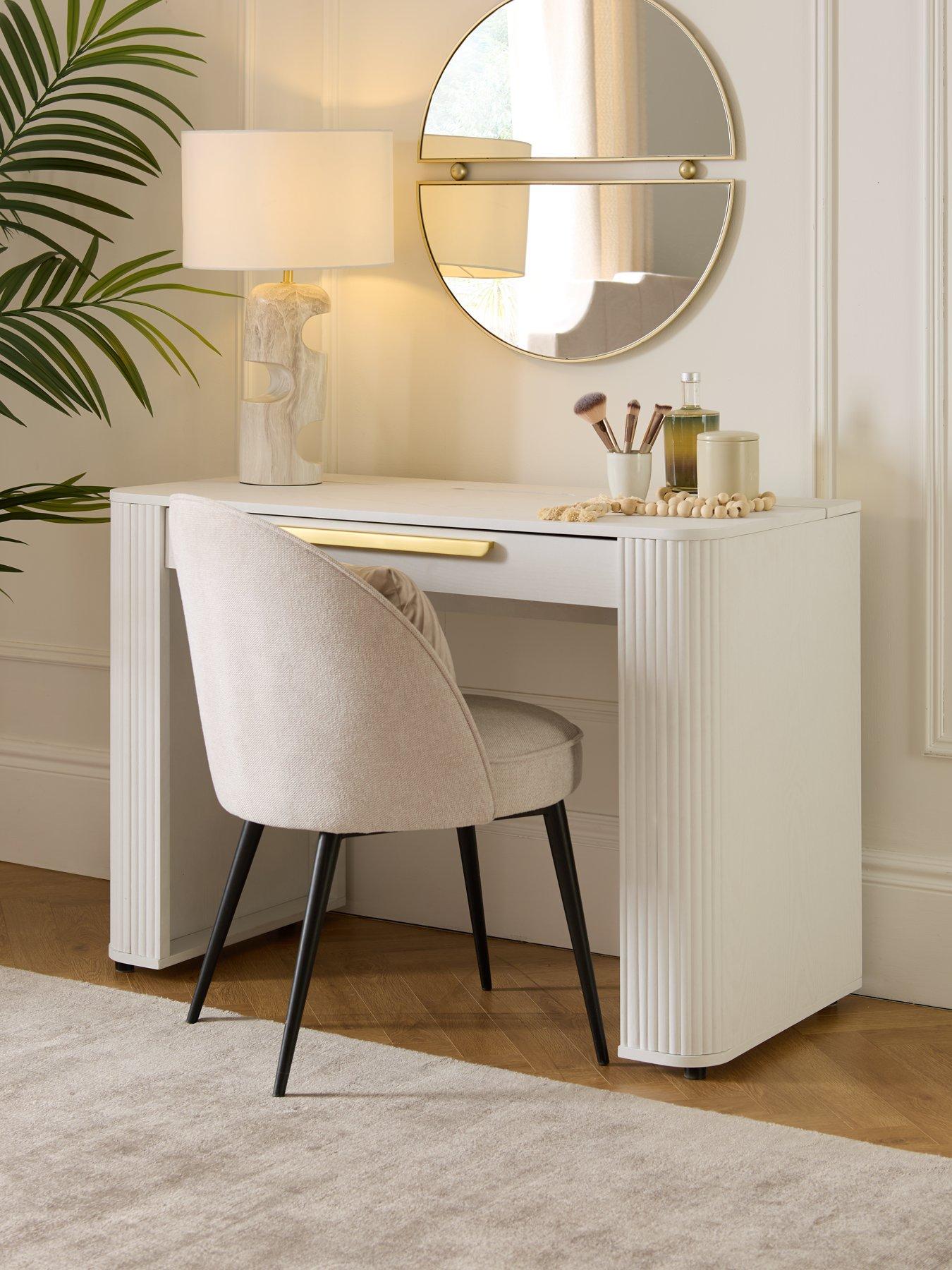 undefined Carina Dressing Table - White