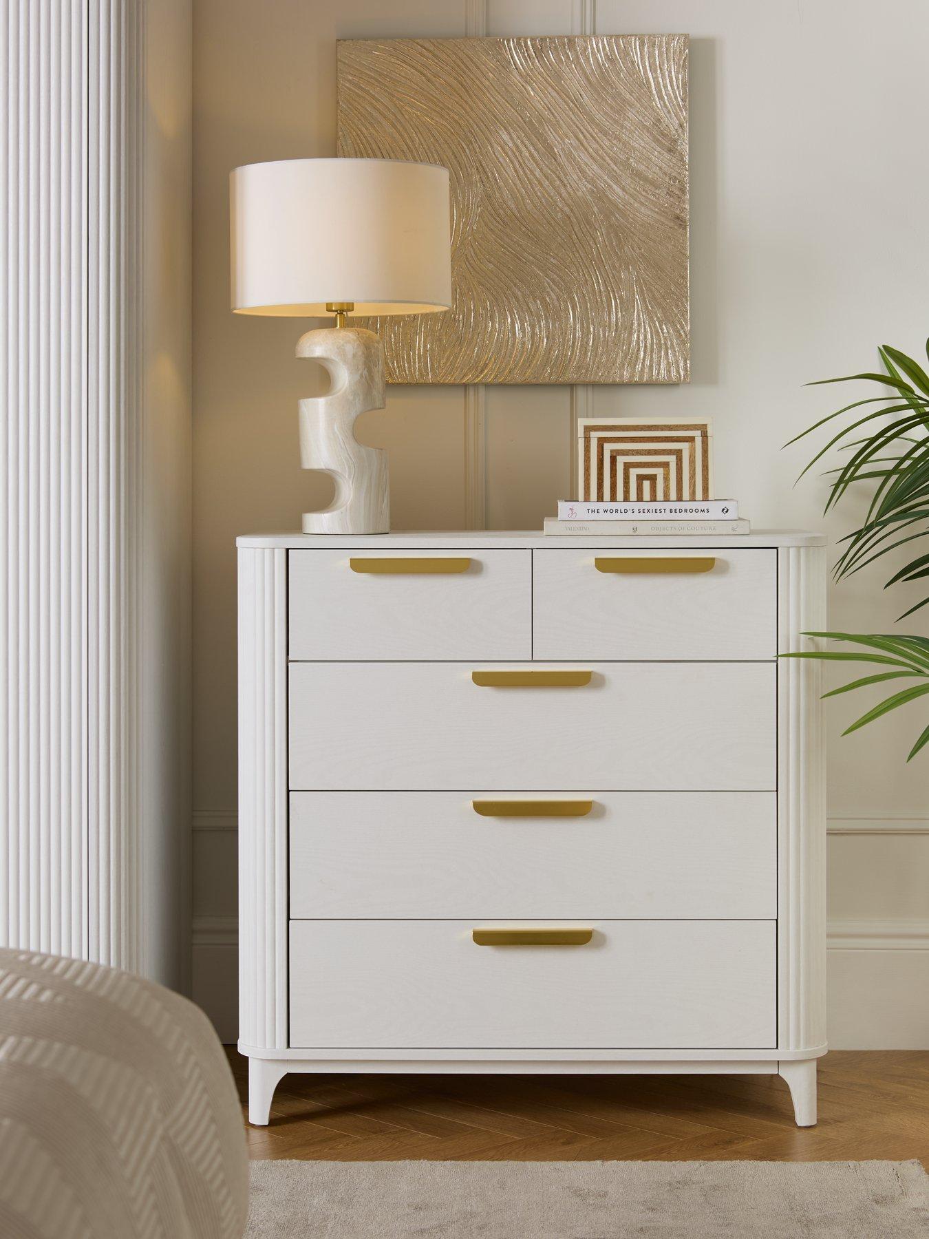 undefined Carina 2 + 3  Drawer Chest - White