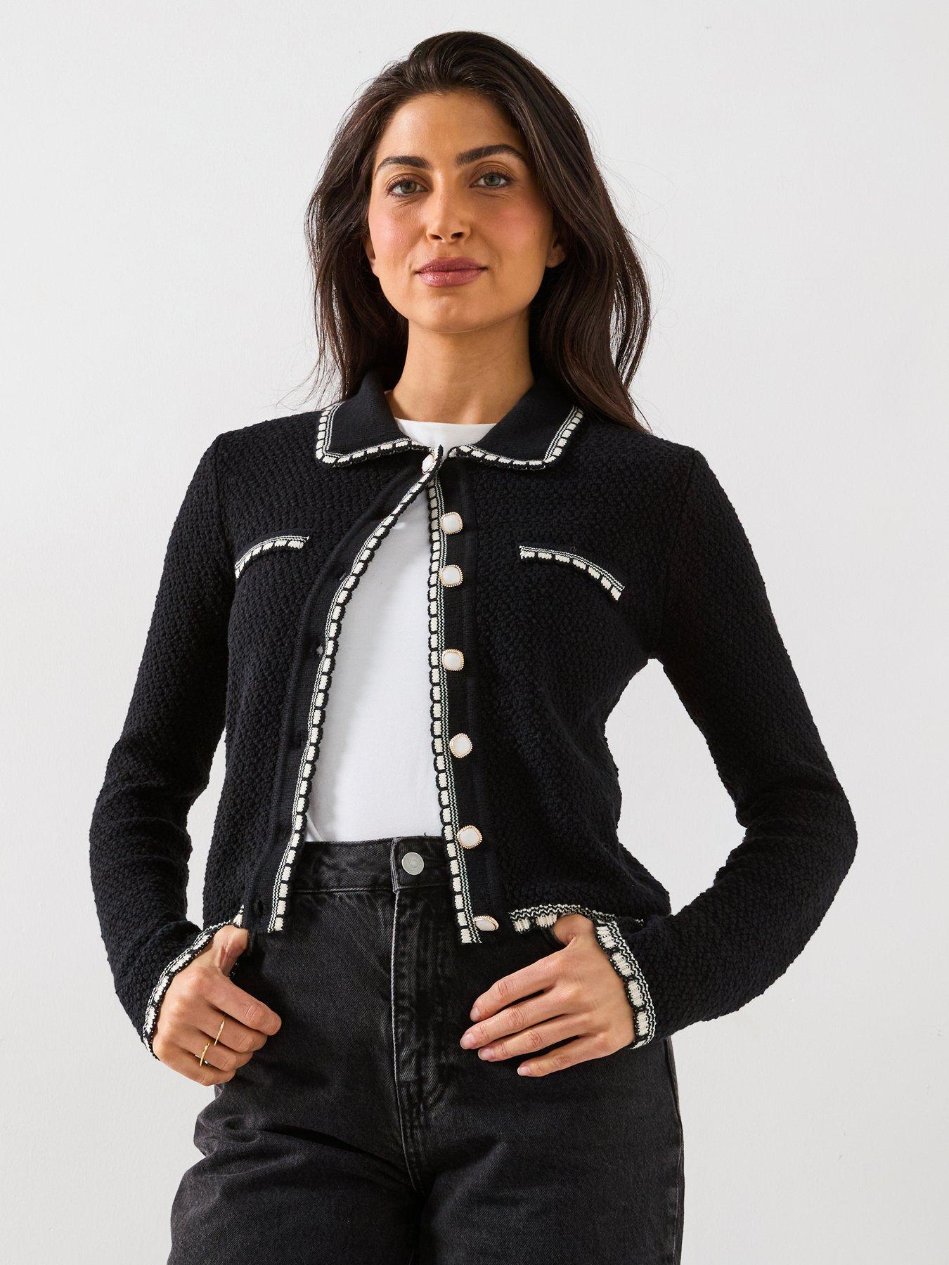 undefined Long Sleeve Trophy Top - Black