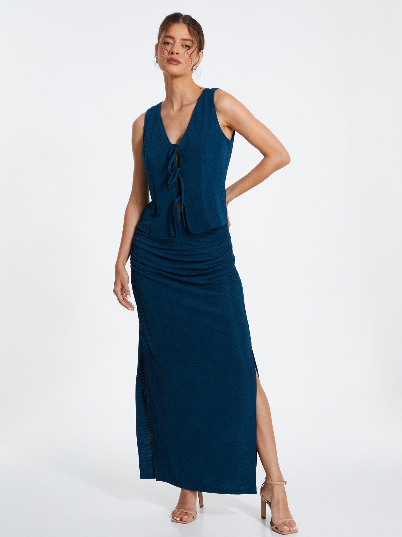 •ANALISE• tiered high-low midaxi skirt