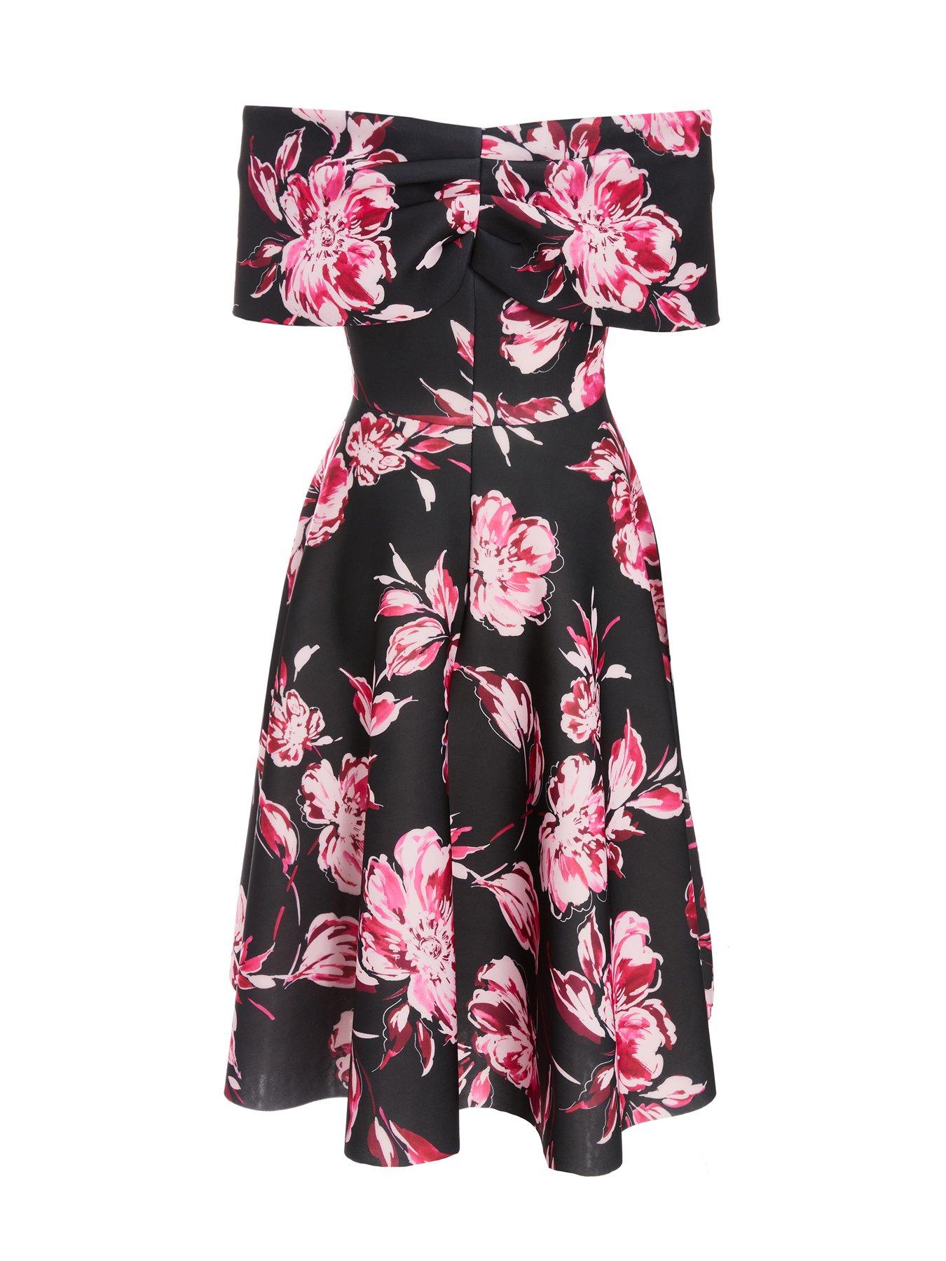 fitted skater dress Janel Tweed Mini Skater Dress