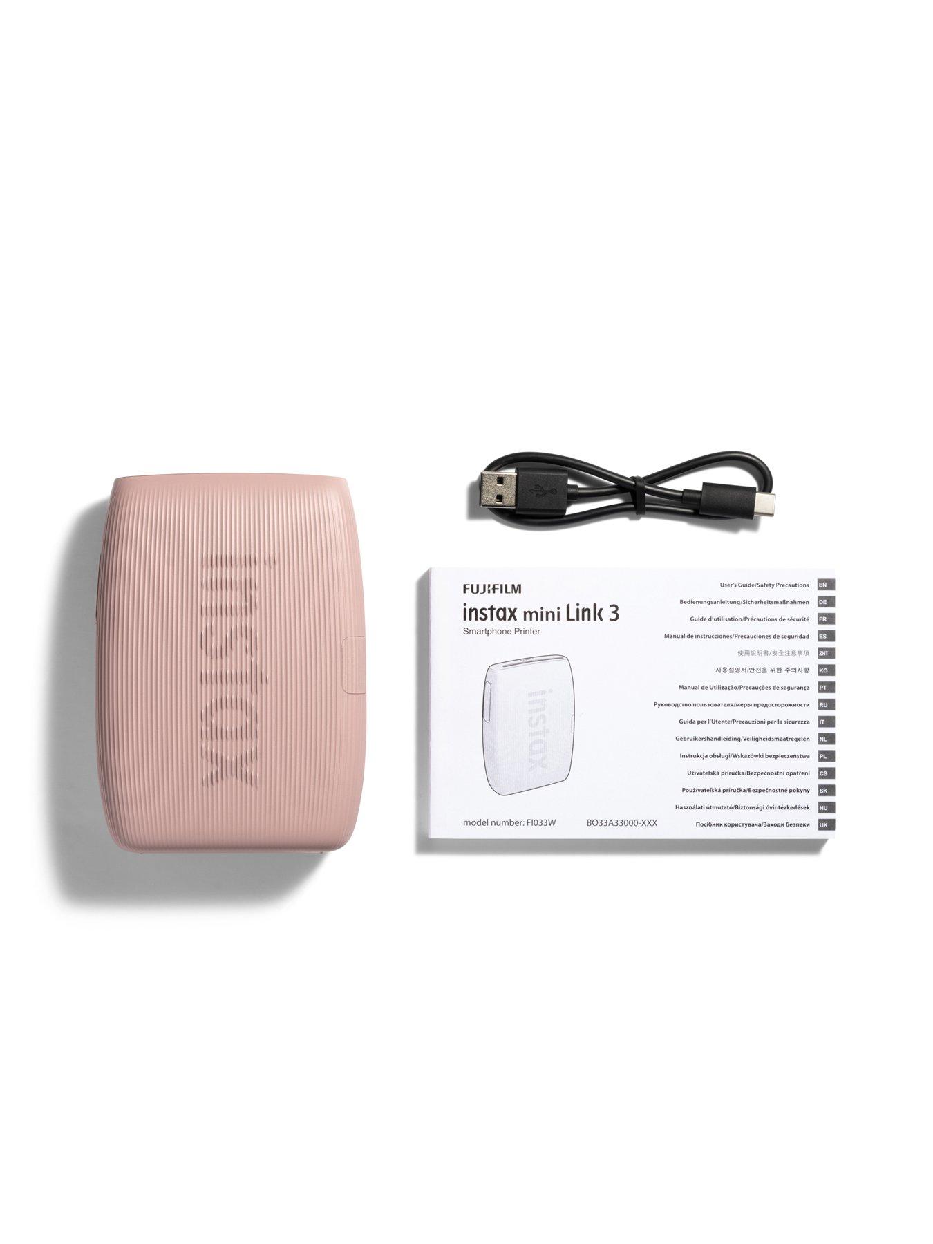 Image 5 of 7 of Fujifilm Instax Mini Link 3 Wireless Smartphone Photo Printer - Pink