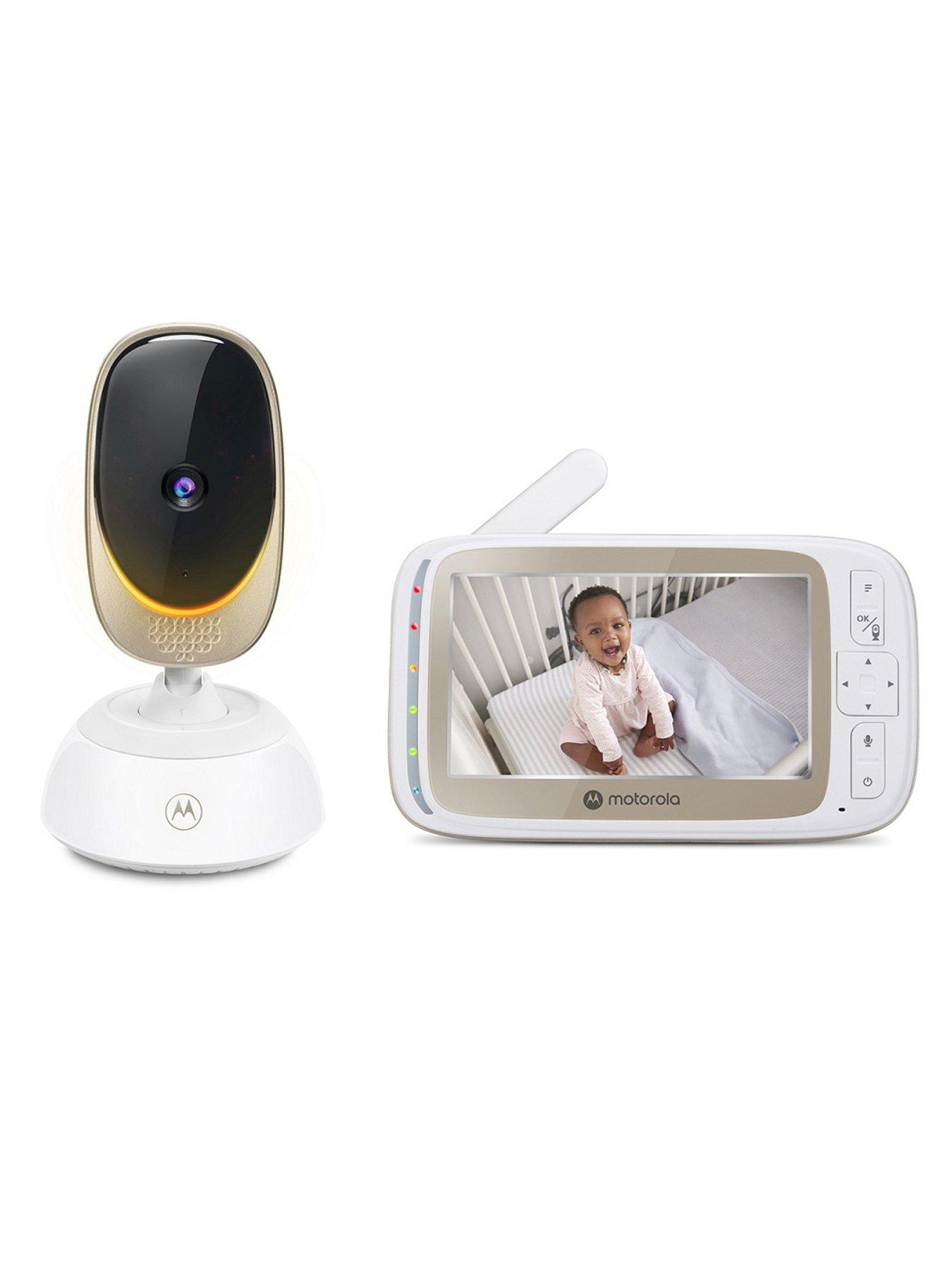 Image 4 of 8 of Motorola VM85 5" Smart WiFi Video Baby Monitor with Mood Light &amp; Temperature Monitoring