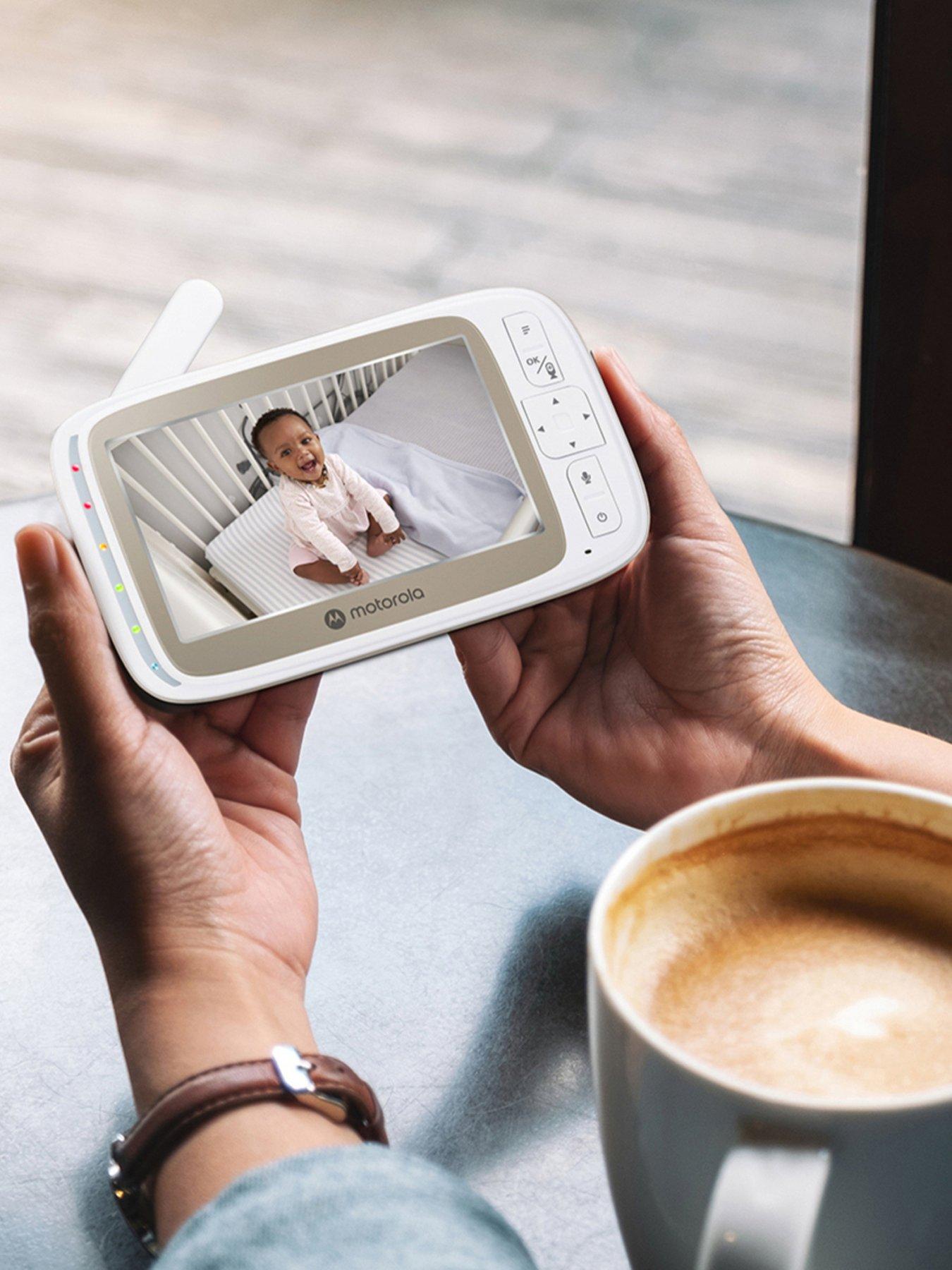 Image 5 of 8 of Motorola VM85 5" Smart WiFi Video Baby Monitor with Mood Light &amp; Temperature Monitoring