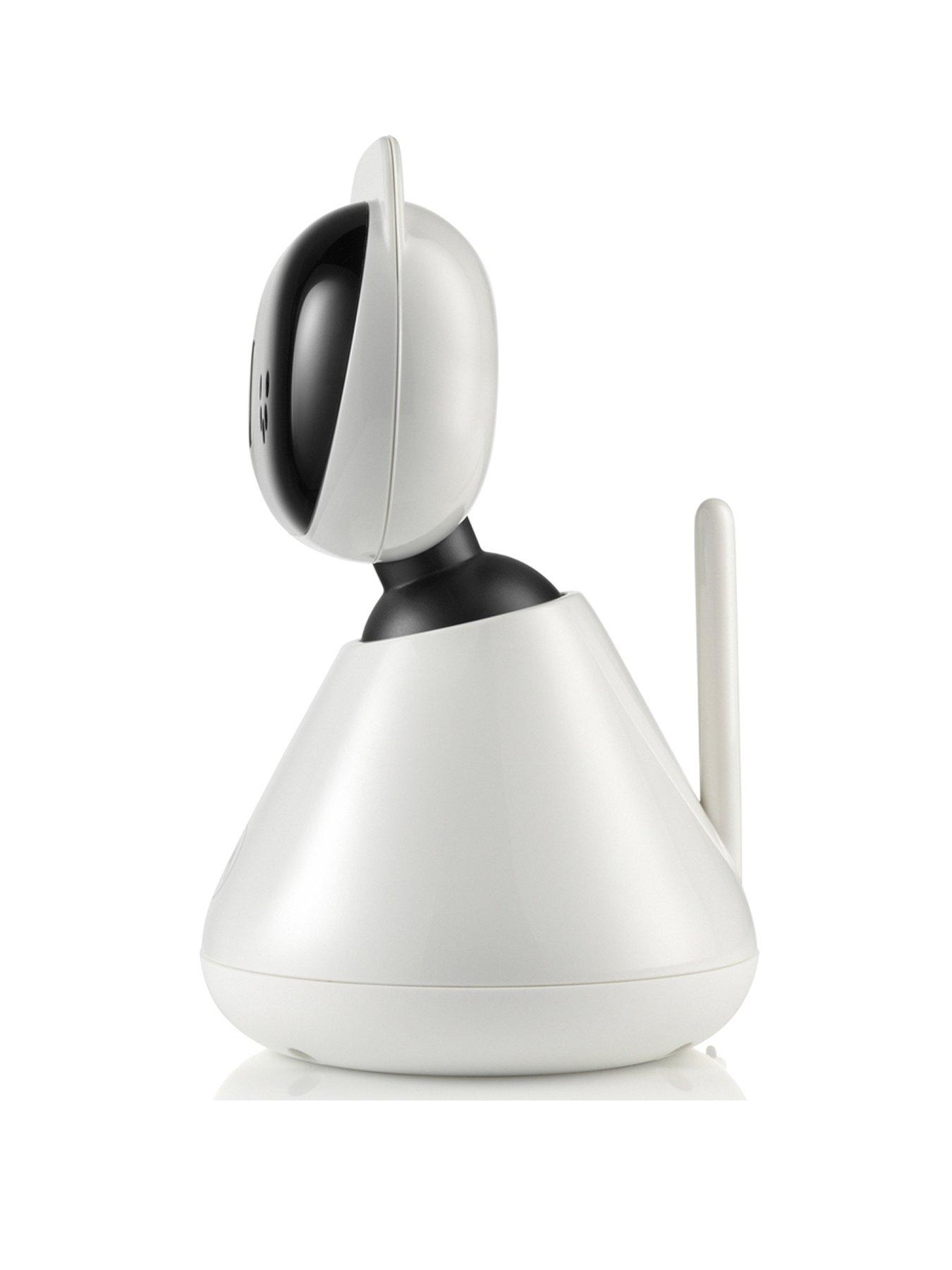 Motorola PIP1000 Babyfoon Met Camera – Bewakingscamera Met App Babyfoon Nachtzicht Digitale Zoom Slaapliedjes En Tweewegcommunicatie Wandmontage Wit