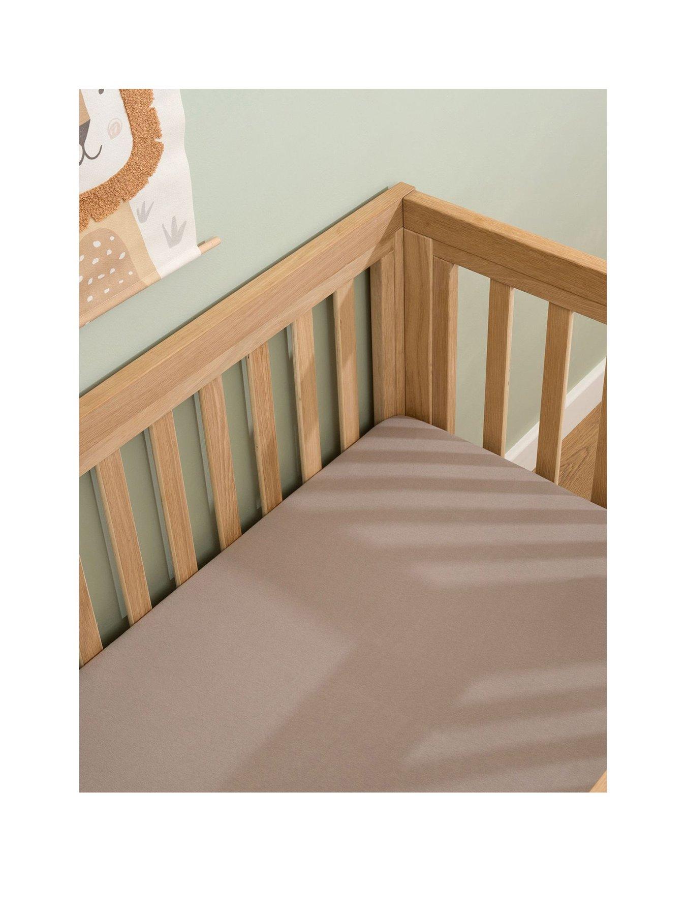 Image 3 of 5 of Clair De Lune Cot Bed Sheets &amp; Cellular Blanket - Grey