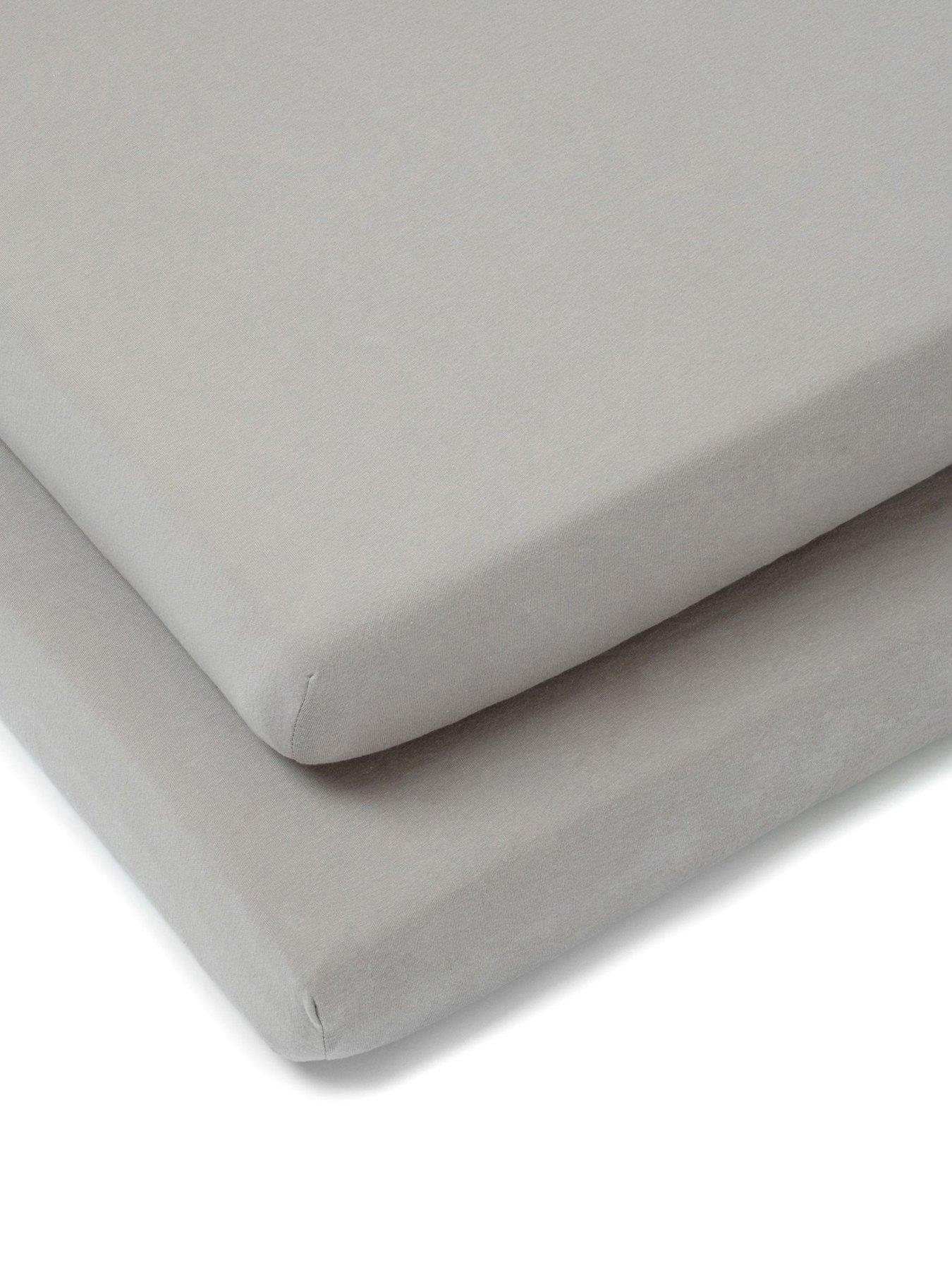 Image 5 of 5 of Clair De Lune Cot Bed Sheets &amp; Cellular Blanket - Grey