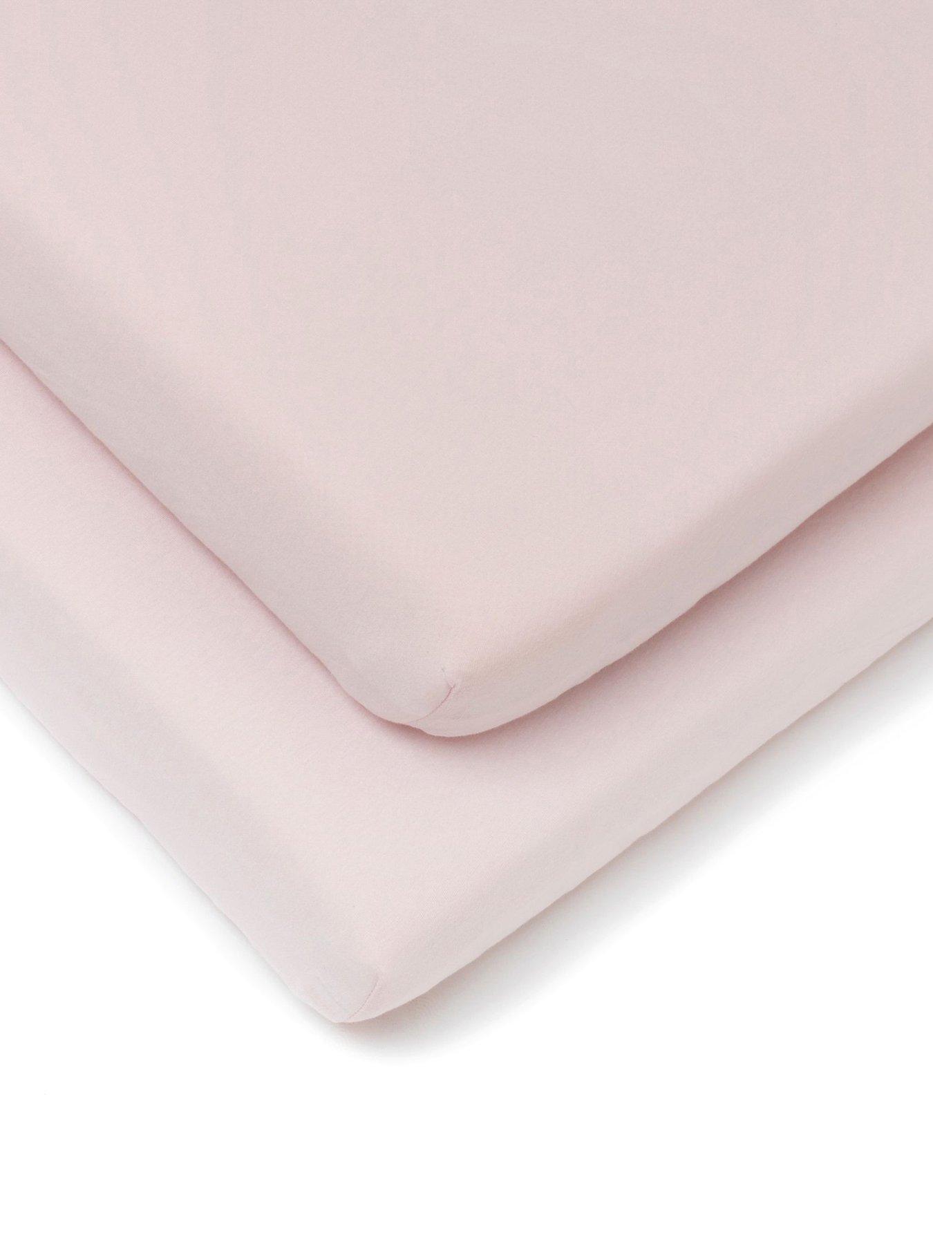 Image 5 of 5 of Clair De Lune Cot Bed Sheets &amp; Cellular Blanket -&nbsp;Pink