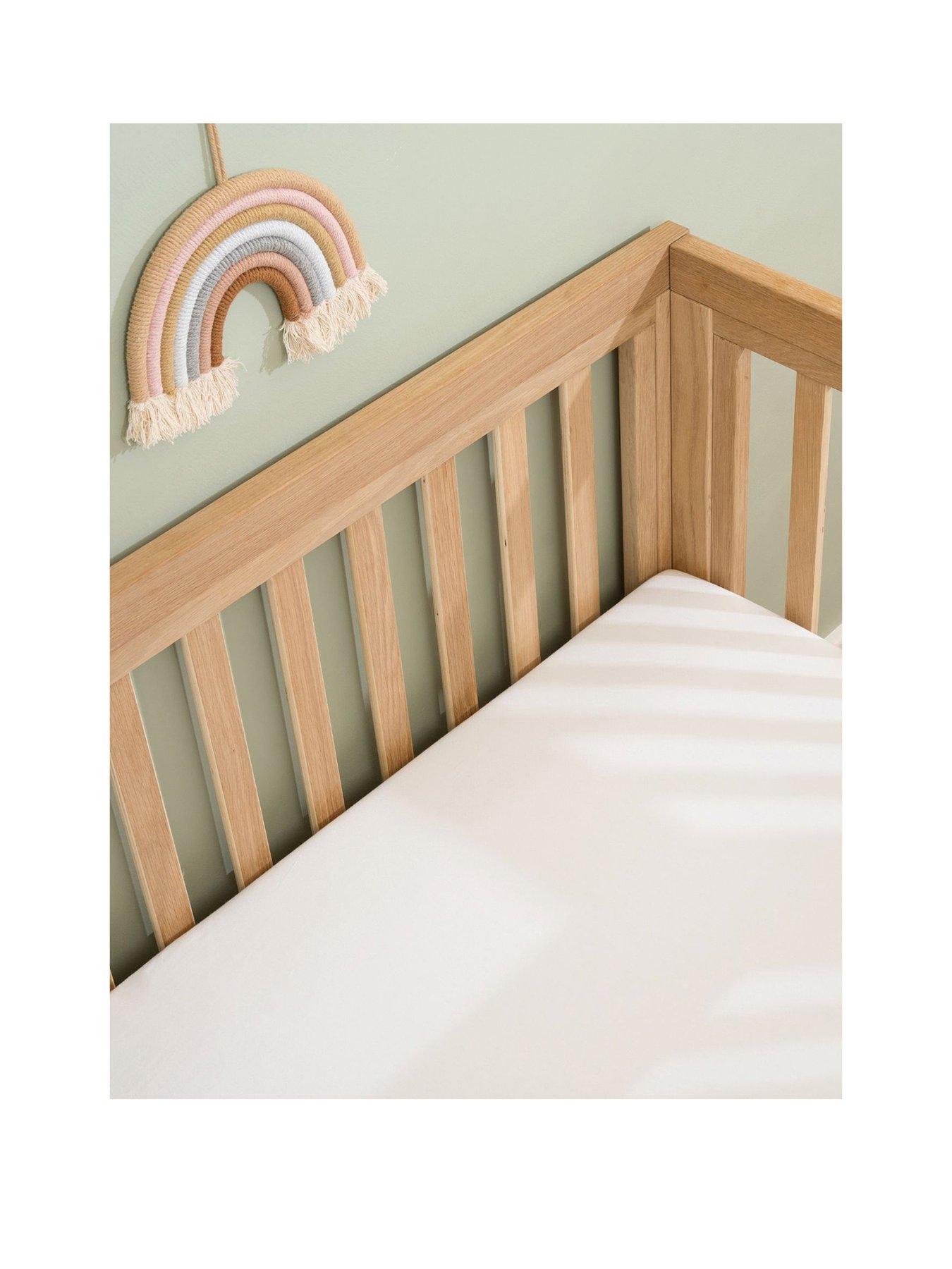 Image 3 of 4 of Clair De Lune Cot Bed Sheets &amp; Cellular Blanket -&nbsp;White