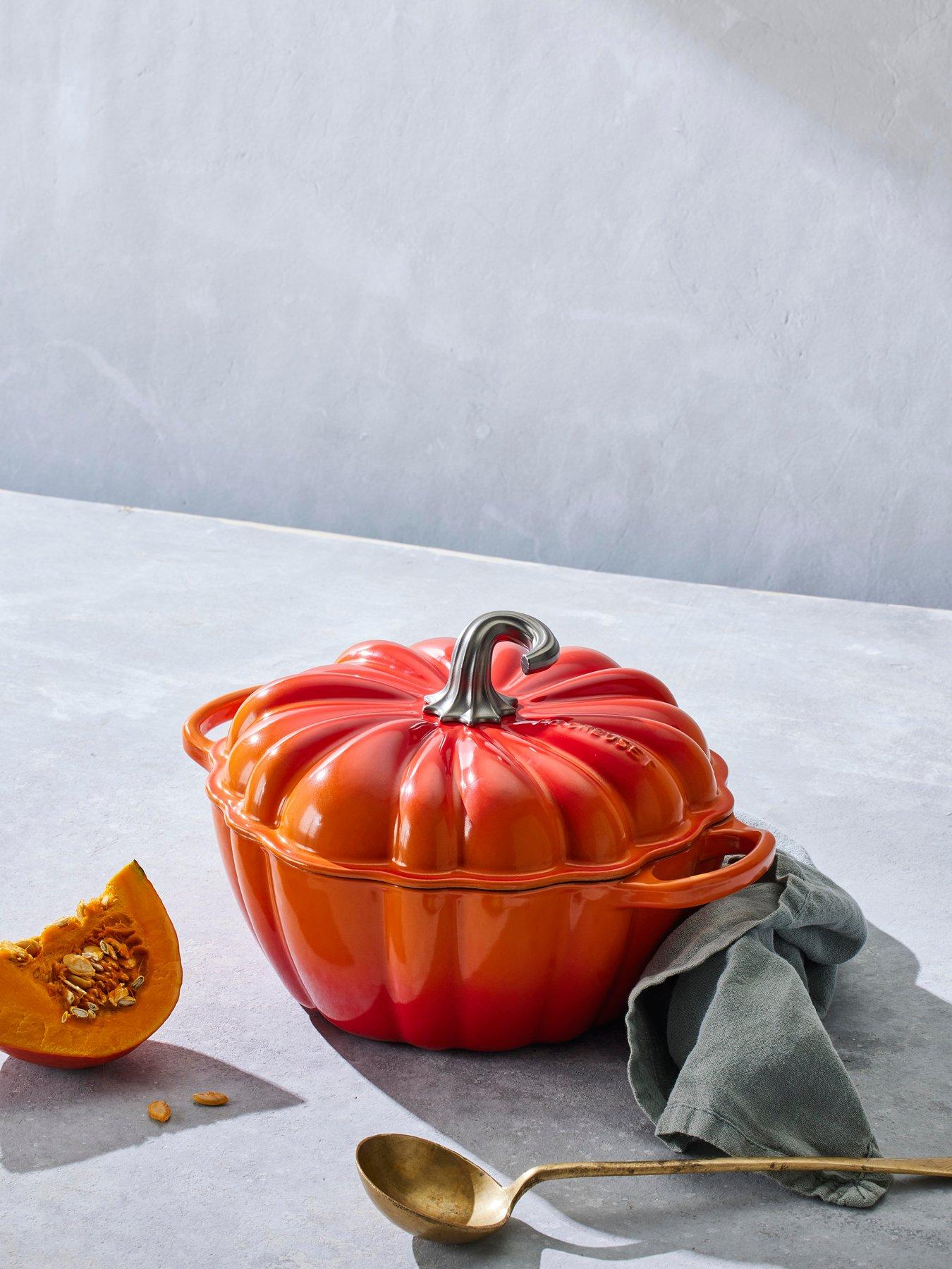 Product photograph of Le Creuset Cast Iron Pumpkin Casserole from very.co.uk