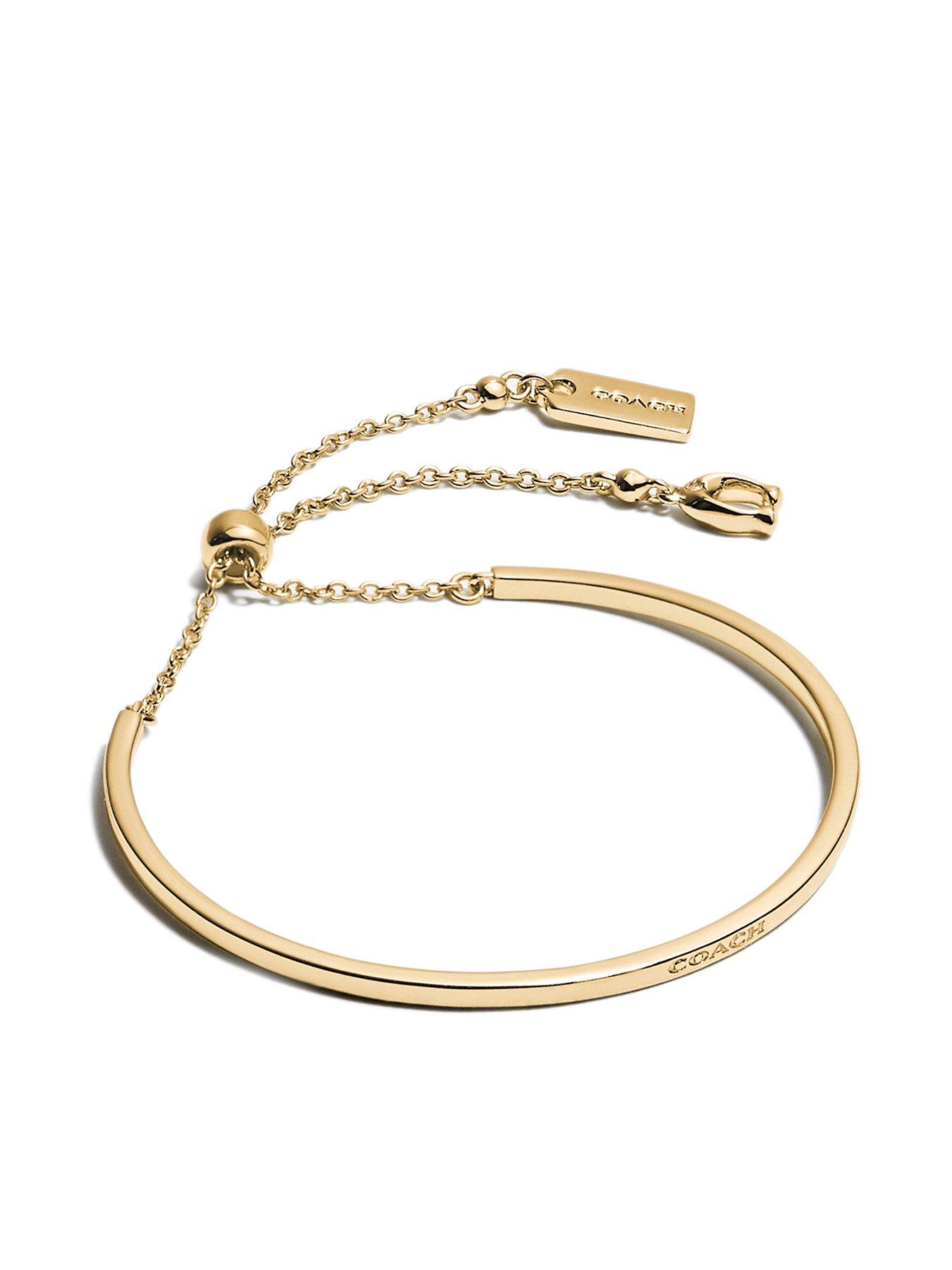 COACH Slider Bangle Bracelet - Gold