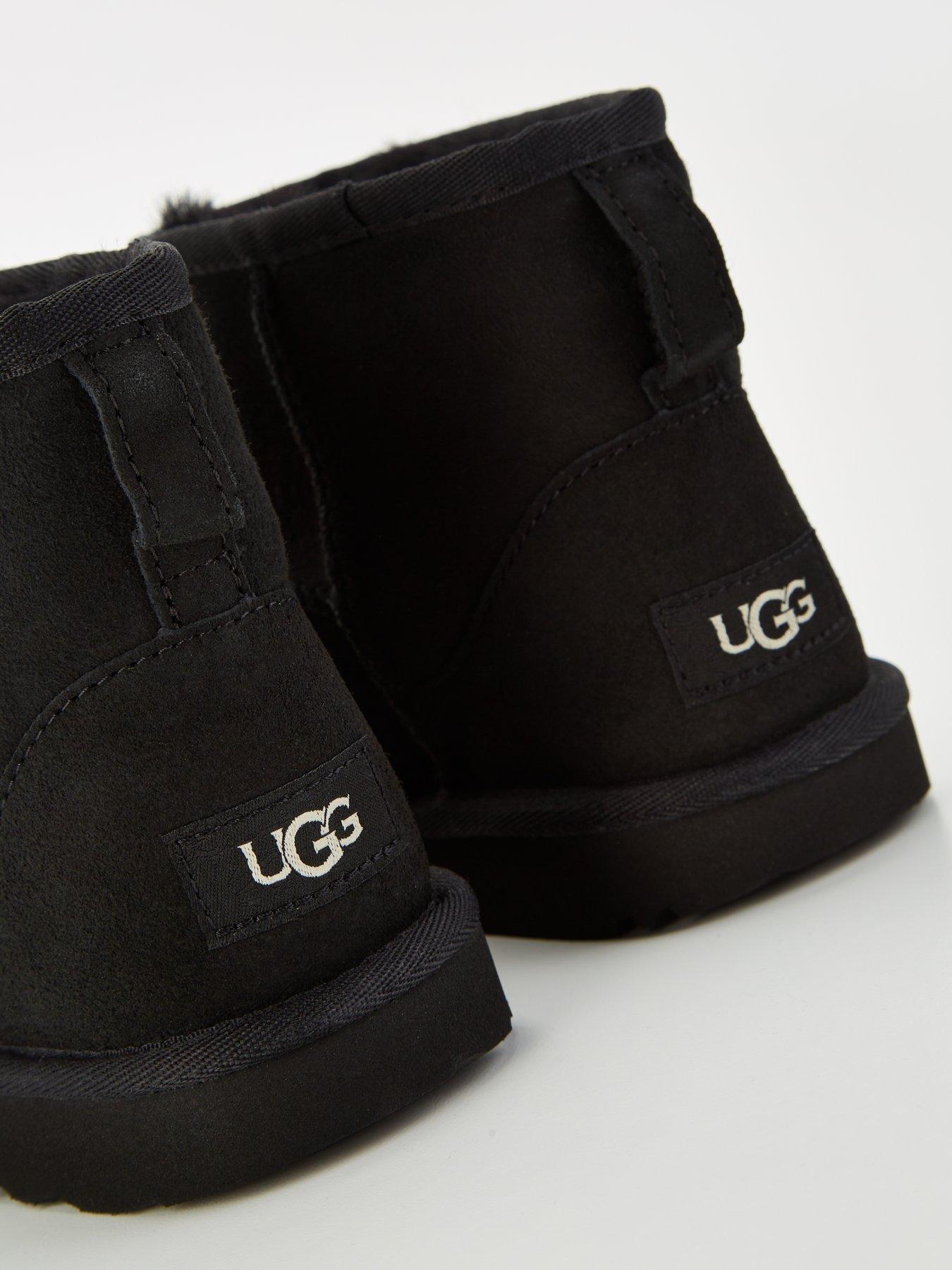 Image 6 of 7 of UGG Kids Classic Mini II Boots - Black