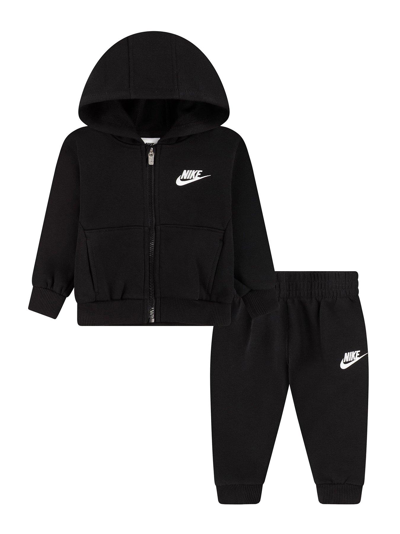 undefined Infants Full Zip Club Tracksuit - Black
