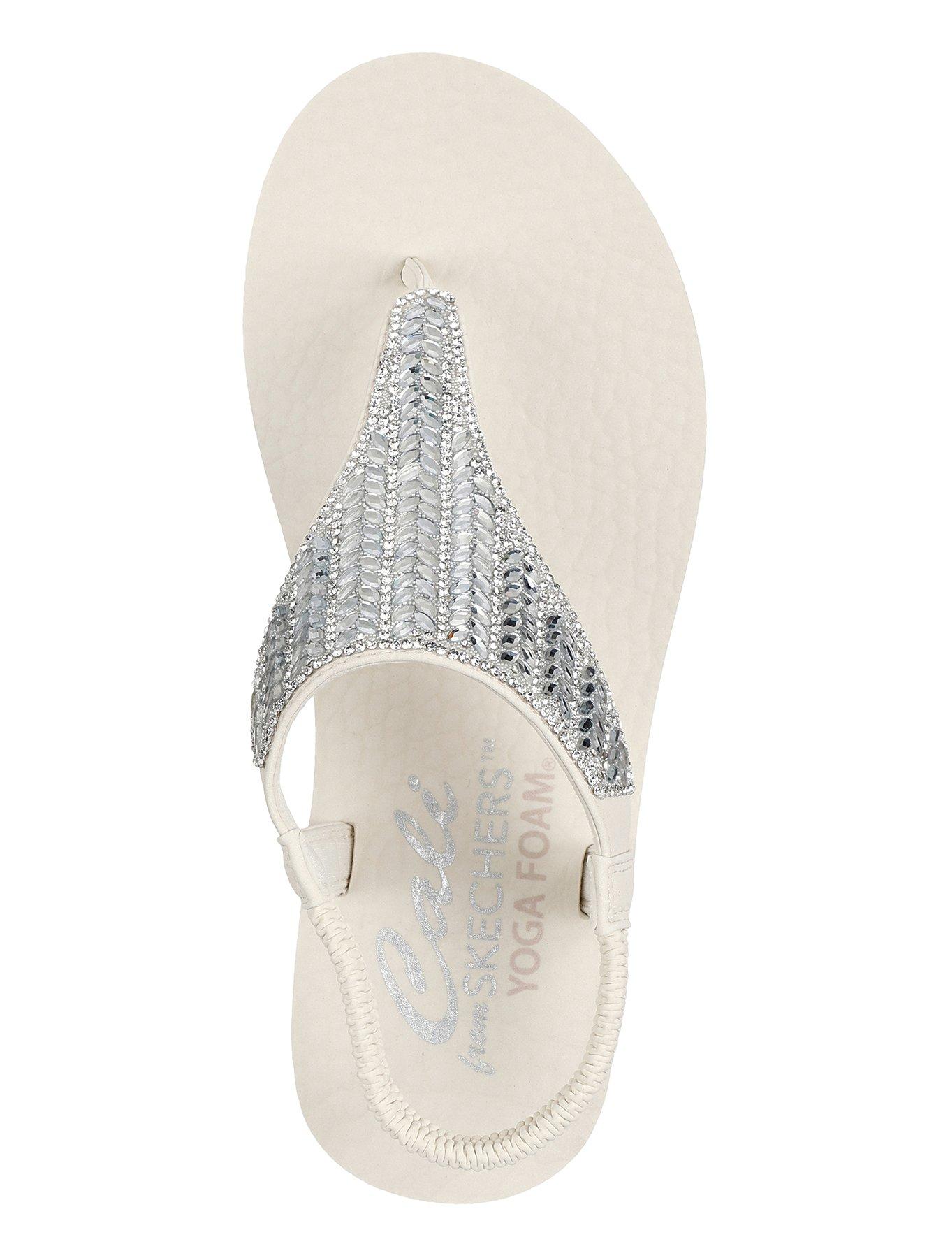 Skechers Women's Skechers Meditation Rock Crown Sandals White