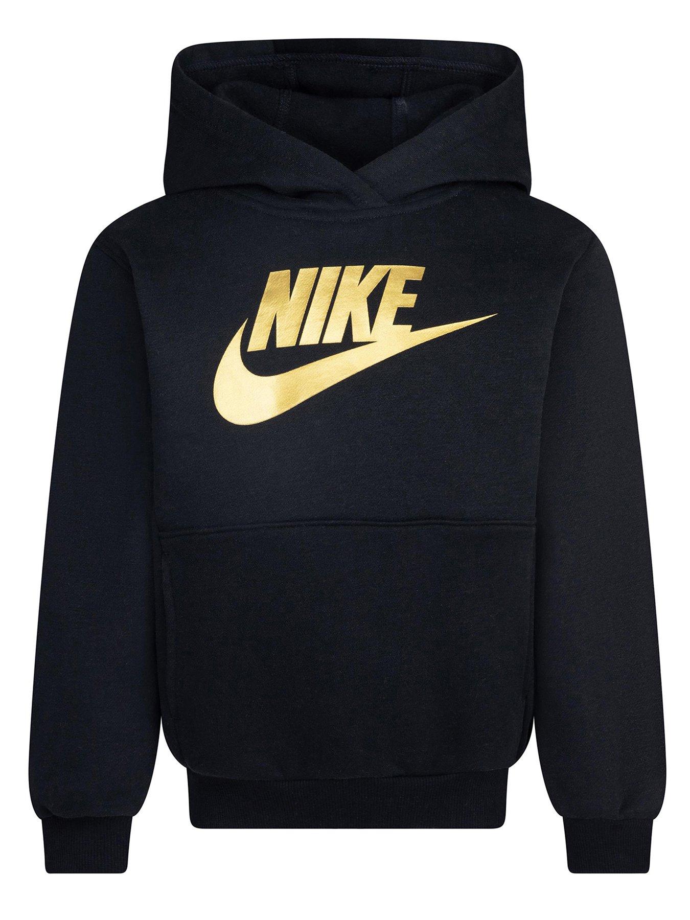 undefined Kids Club Fleece Overhead Hoodie - Gold/Black