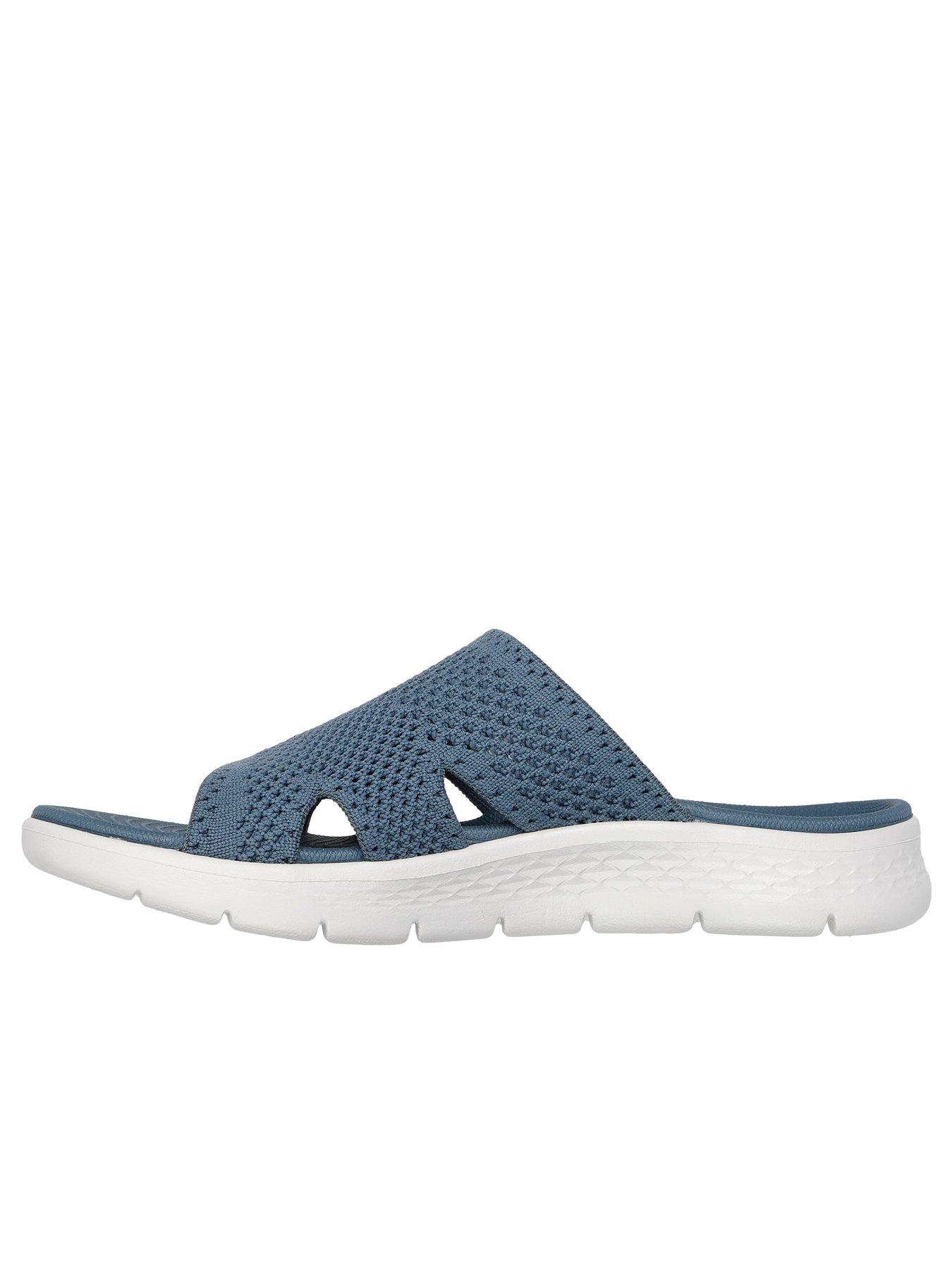 Image 5 of 5 of Skechers Go Walk Flex Sandal Textured Knit Slide - Slate