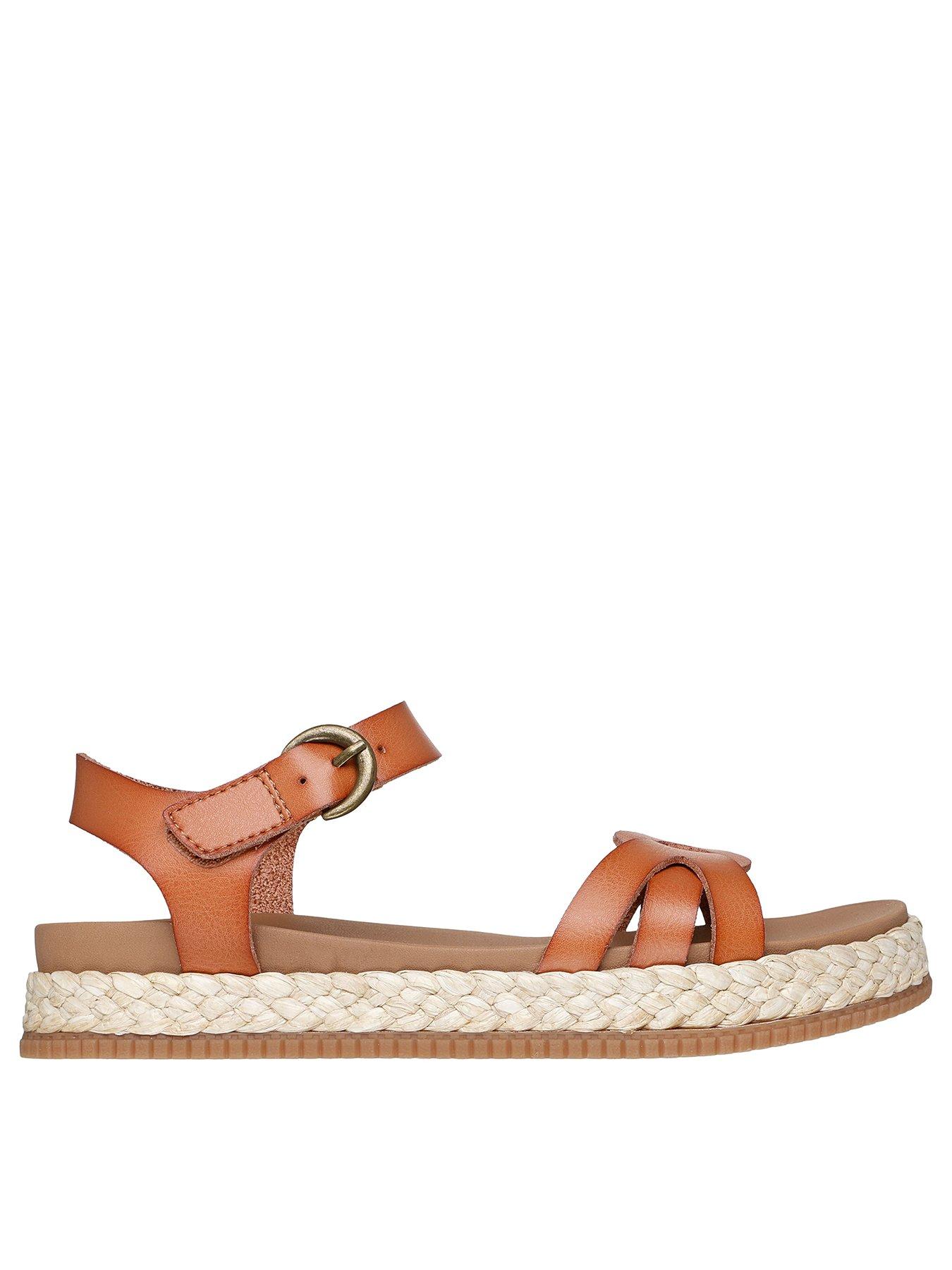 Image 1 of 5 of Skechers Stormy Kiss Braided Strap Sandal - Luggage