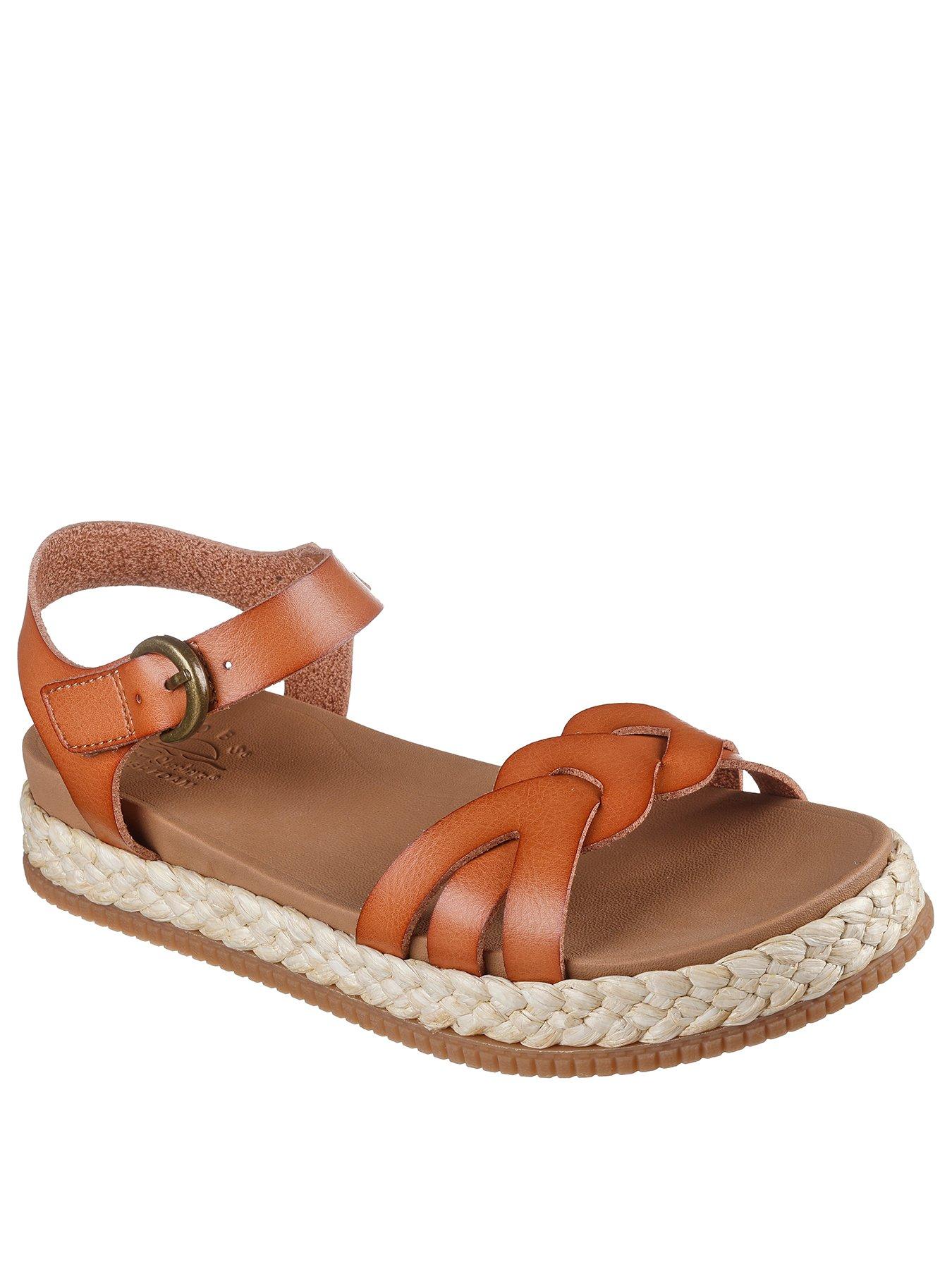 Image 2 of 5 of Skechers Stormy Kiss Braided Strap Sandal - Luggage