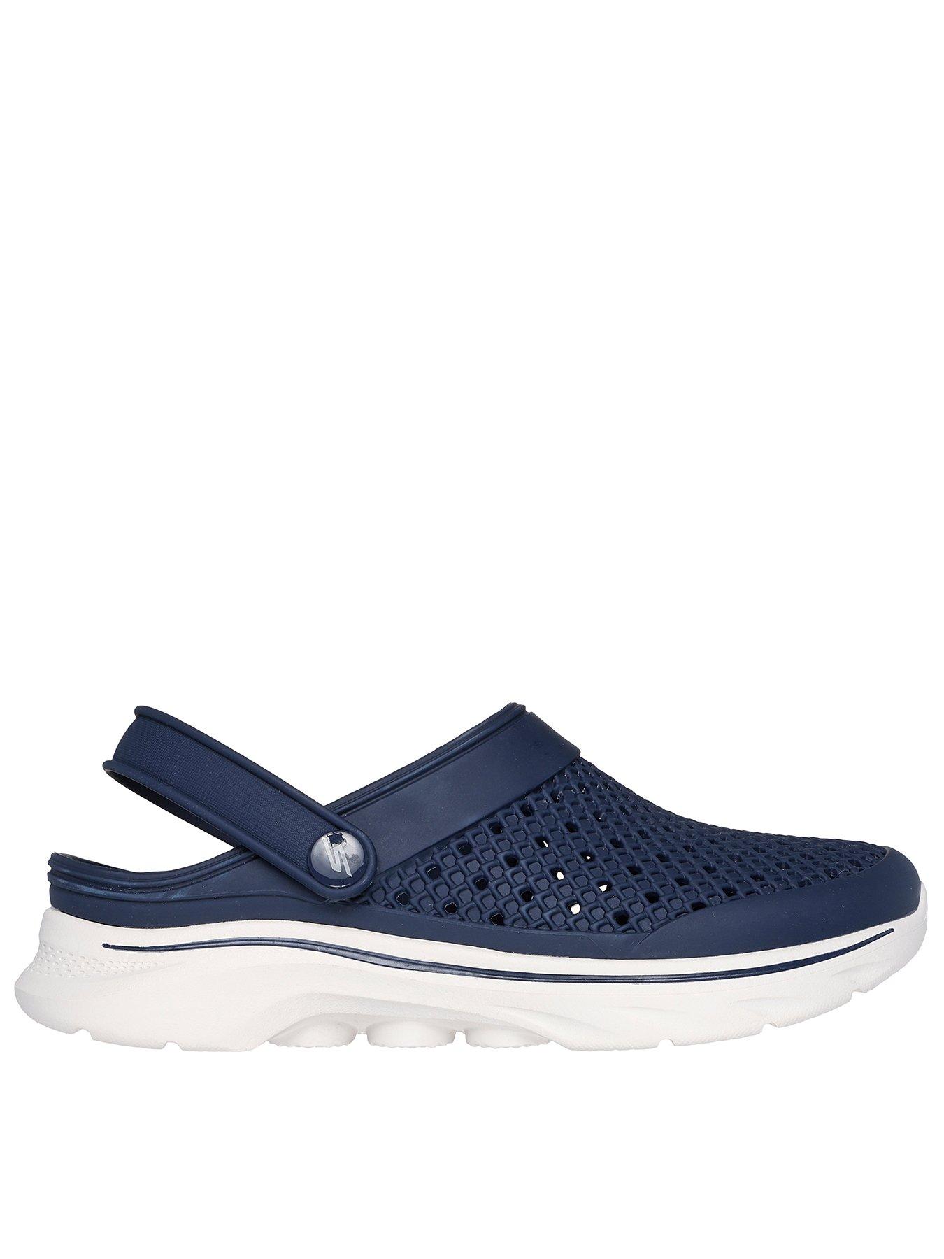 undefined Go Walk 7 Foamies Joyous Molded Clog - Navy/white