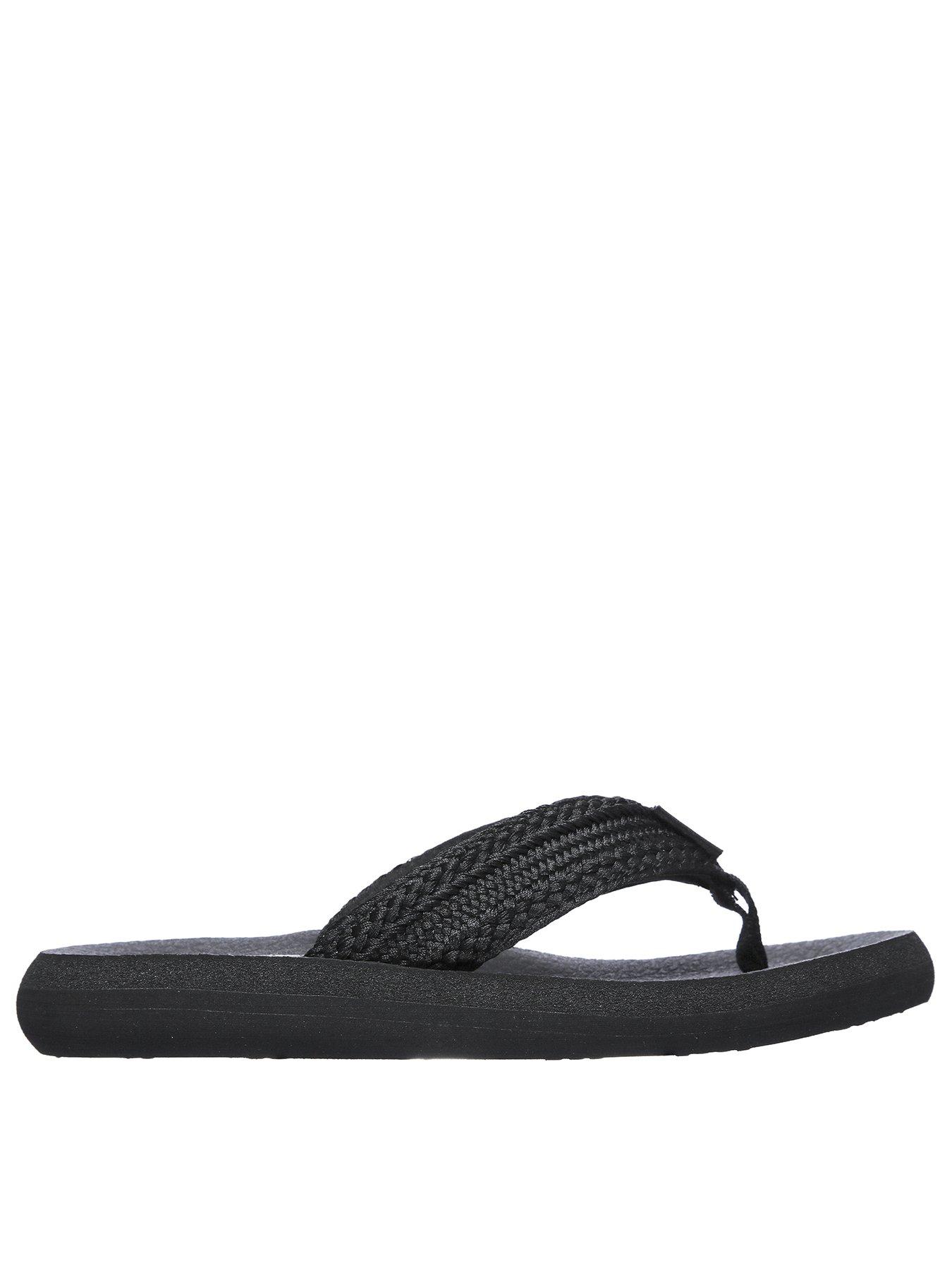 Skechers Asana Hidden Valley Yoga Foam Sandal - Black