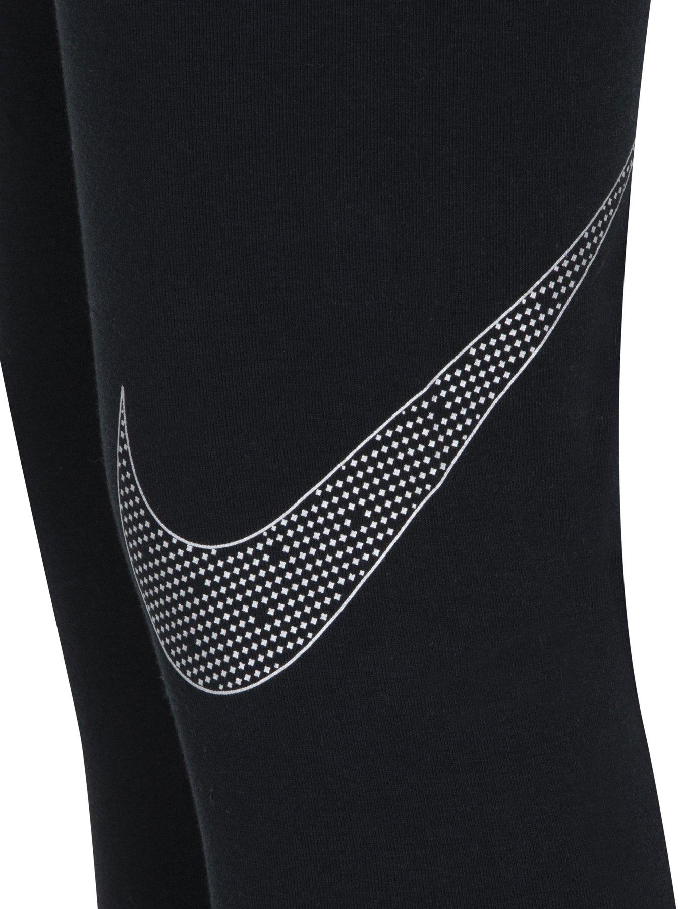 Image 3 of 5 of Nike Kids Girls Shine Hoody Legging Tracksuit - Black
