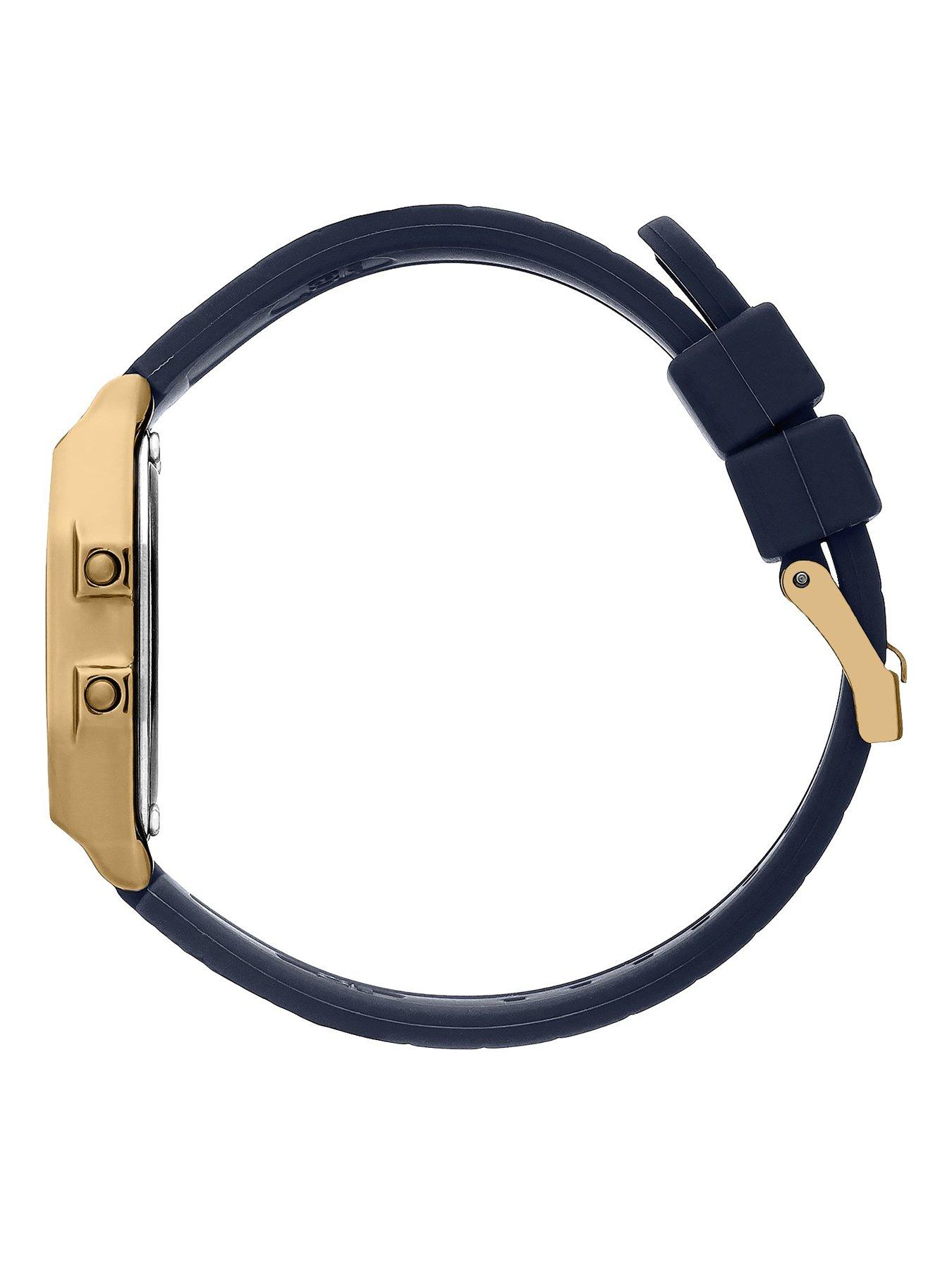 Image 4 of 6 of Ice-Watch retro Digi Twilight Blue Dial Twilight Blue Silcone Strap 32mm Digital Watch