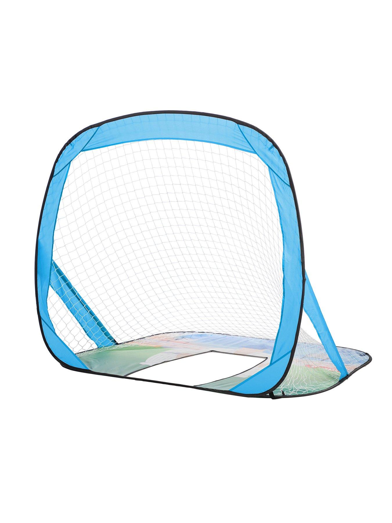 Image 3 of 7 of Powerplay 2 in 1 Pop Up Football Goal &amp; Cricket Wicket Keeper for Kids