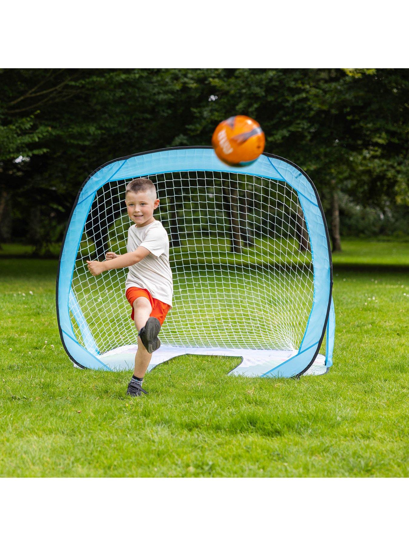 Image 6 of 7 of Powerplay 2 in 1 Pop Up Football Goal &amp; Cricket Wicket Keeper for Kids