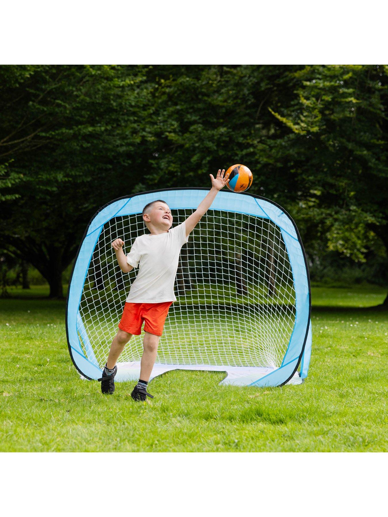 Image 7 of 7 of Powerplay 2 in 1 Pop Up Football Goal &amp; Cricket Wicket Keeper for Kids