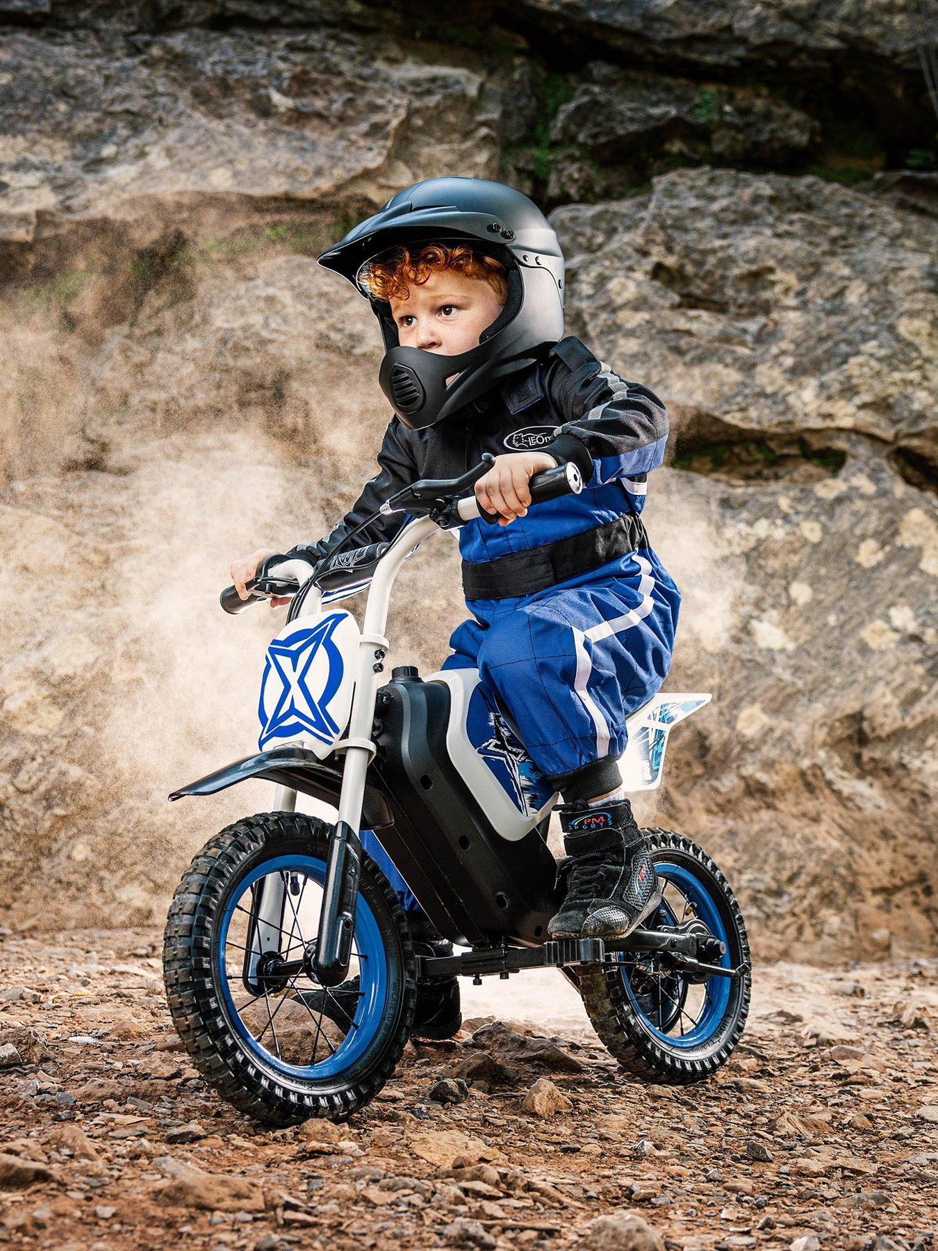 Image 1 of 7 of XOOTZ Kids Cobolt Electric 12V Dirt Bike, Ride-On Motorbike
