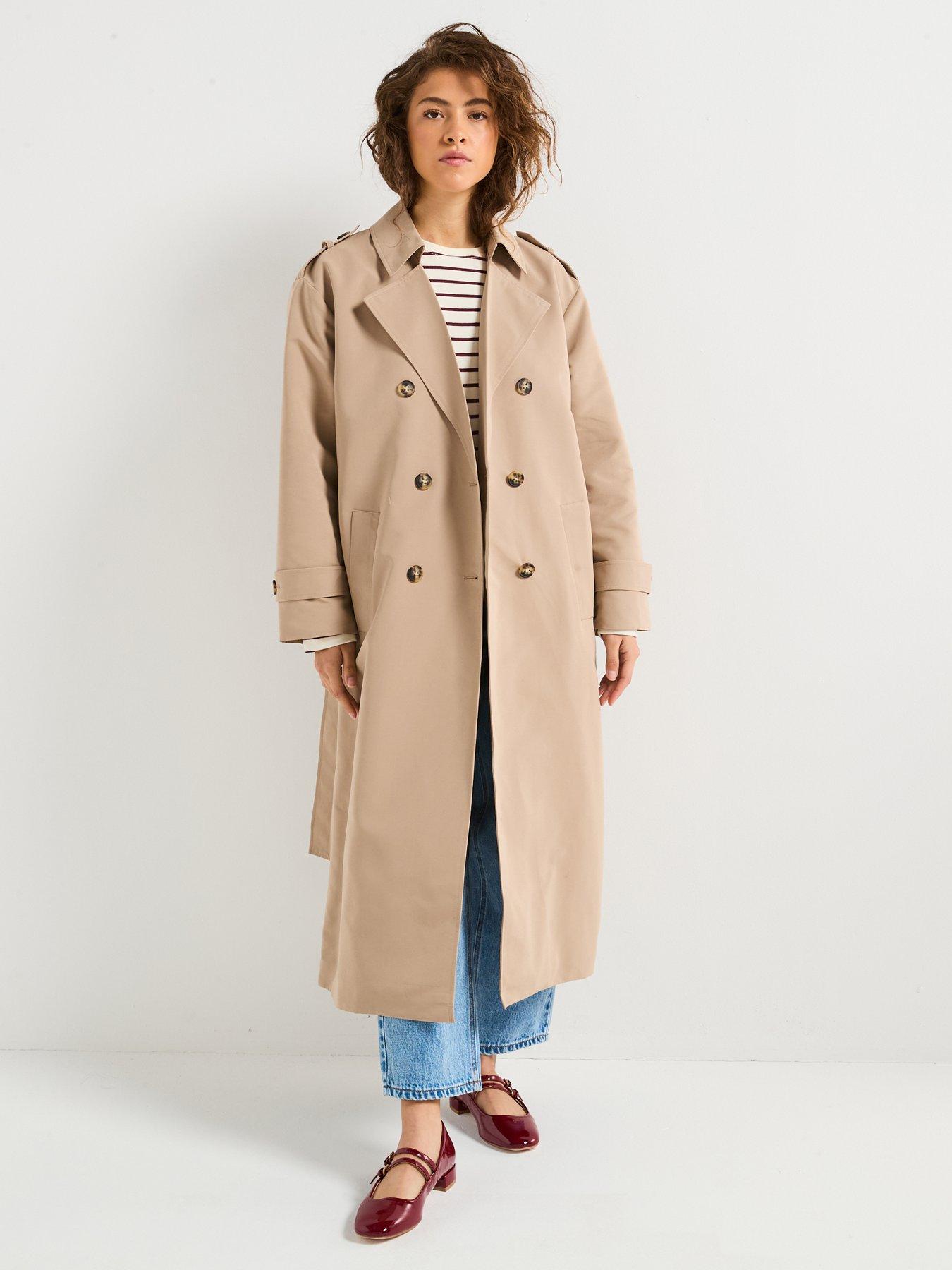 Vero Moda Longline Trenchcoat Beige Very