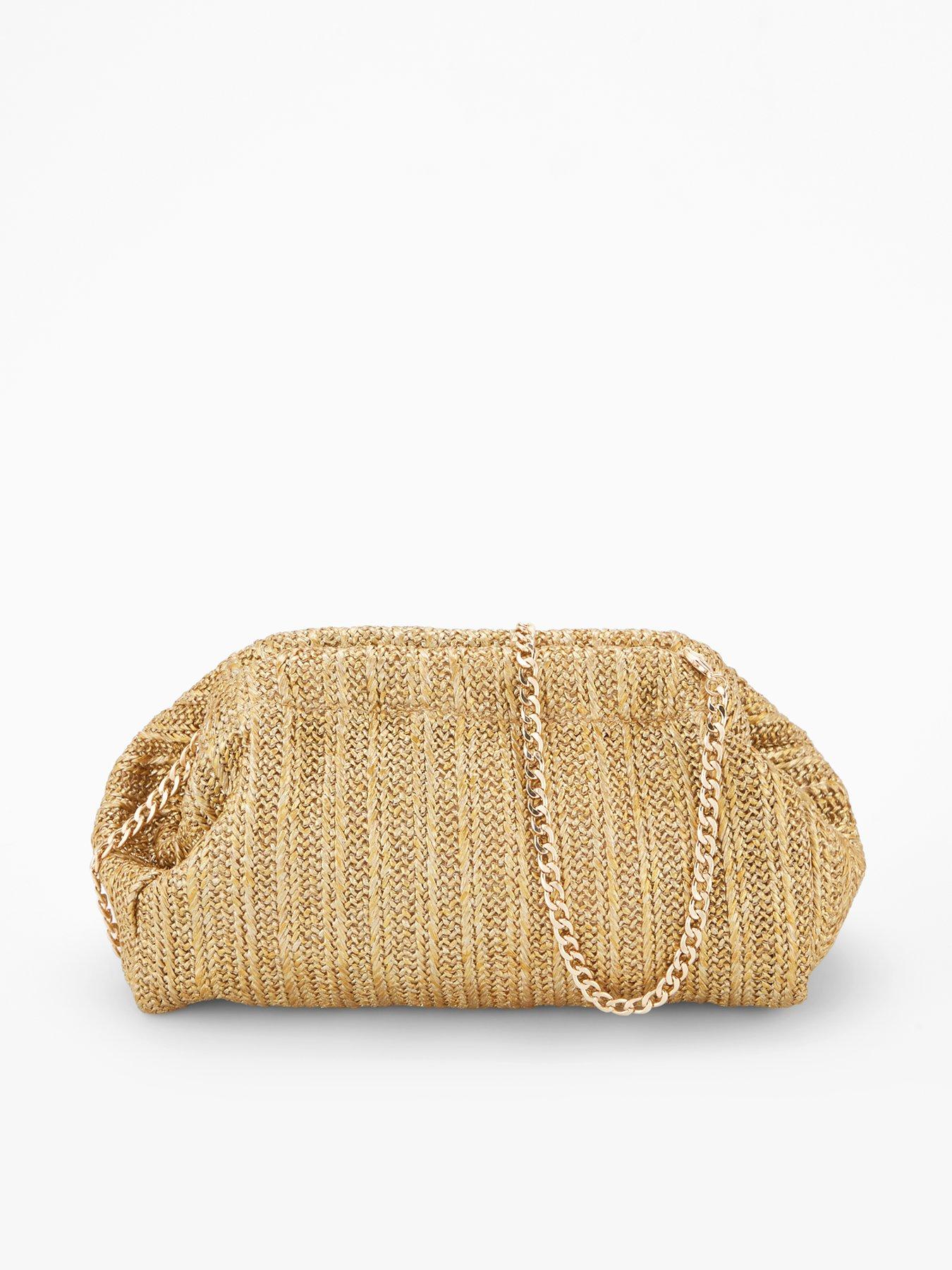 undefined Metallic Dumpling Clutch