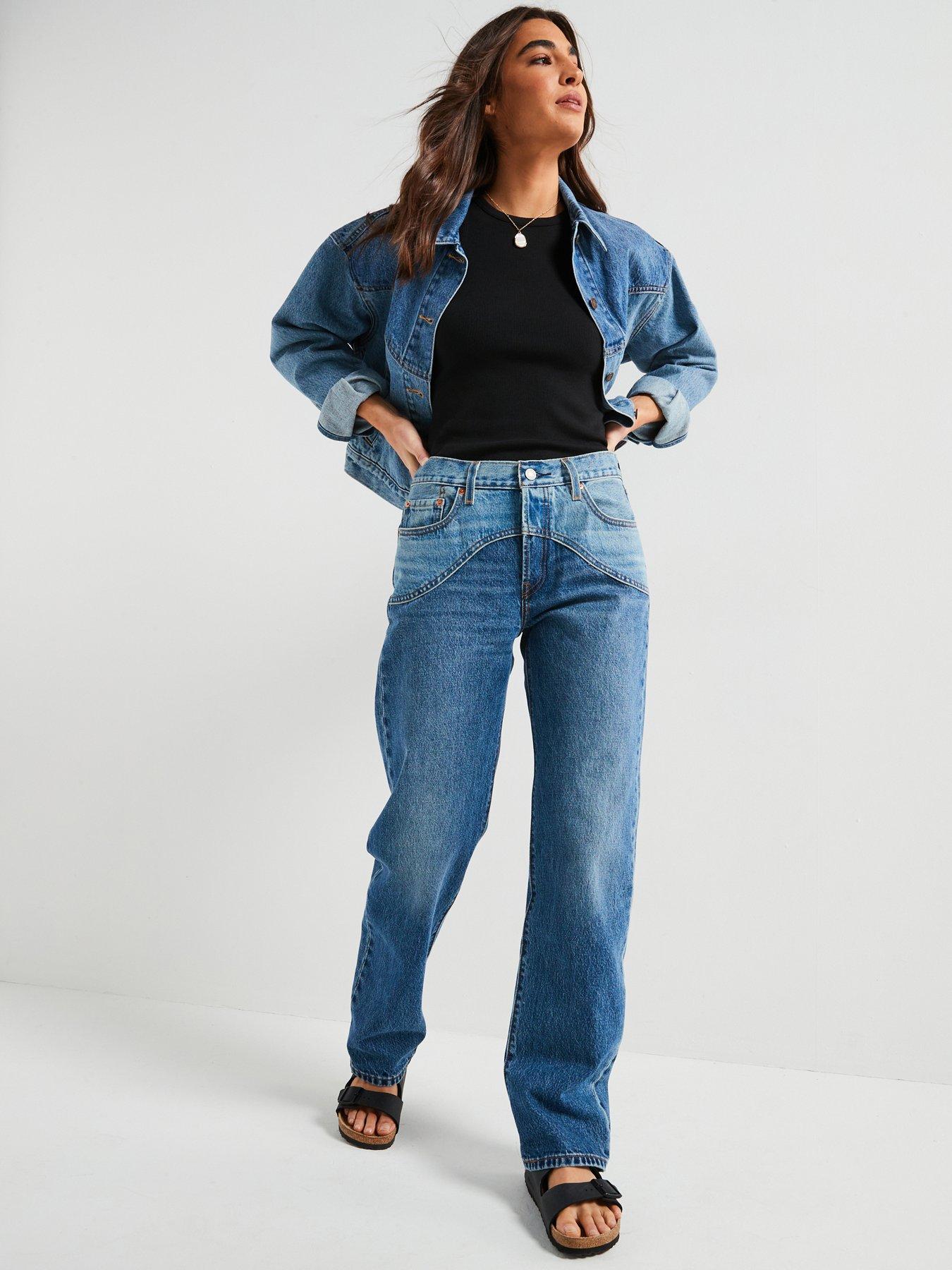 Levi's 501 90s Western Jeans, Blue, Size 27, Inside Leg 32, Women