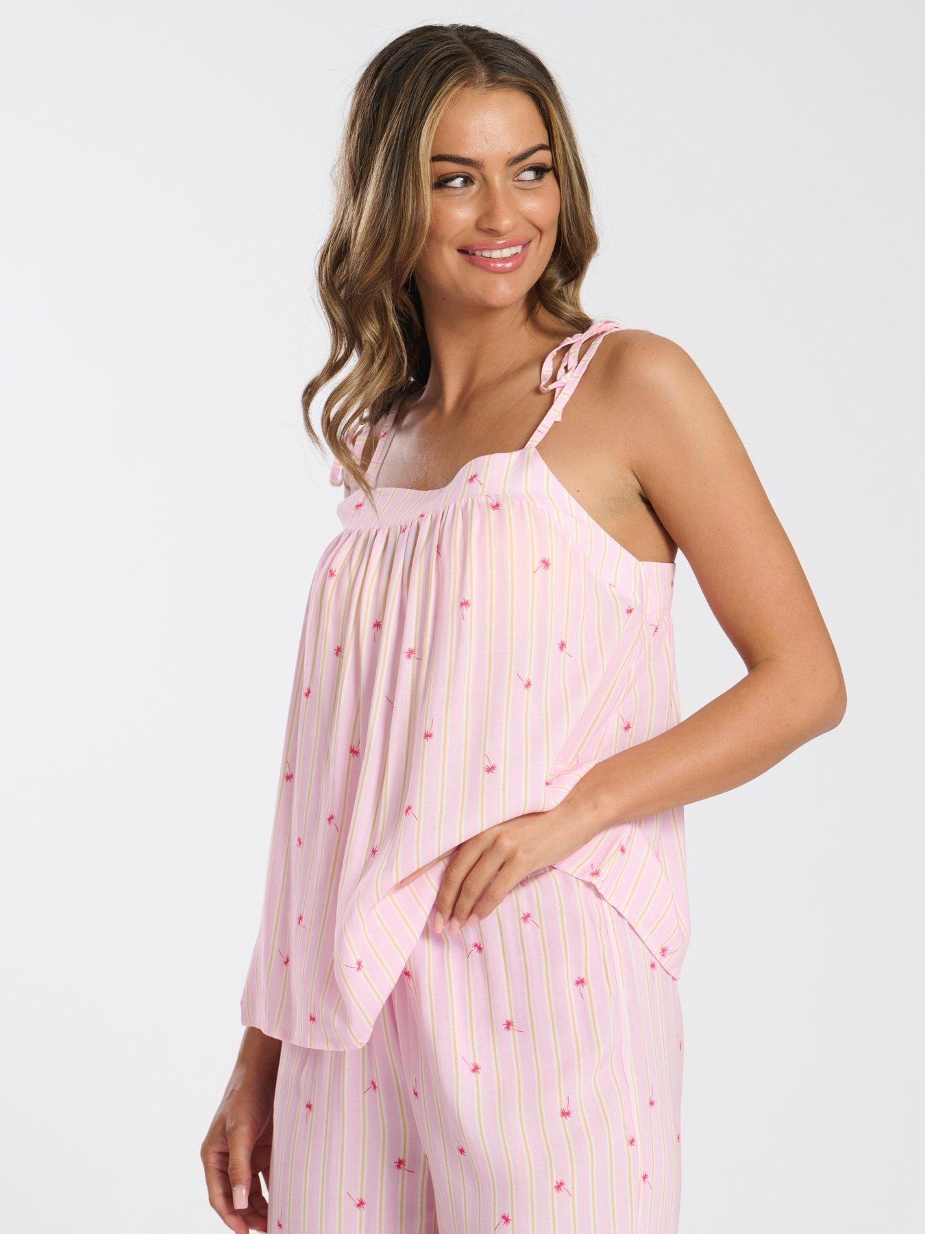 Printed Pima Cami & Undie Set
