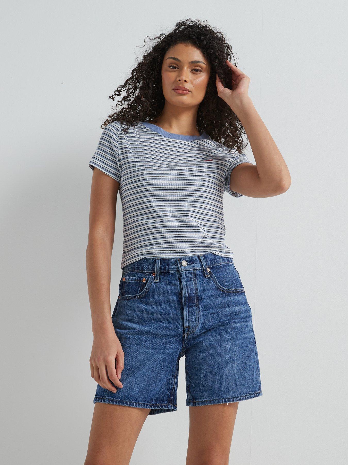 Image 5 of 6 of Levi's 501&reg; Mid-thigh Shorts - Blue Beauty