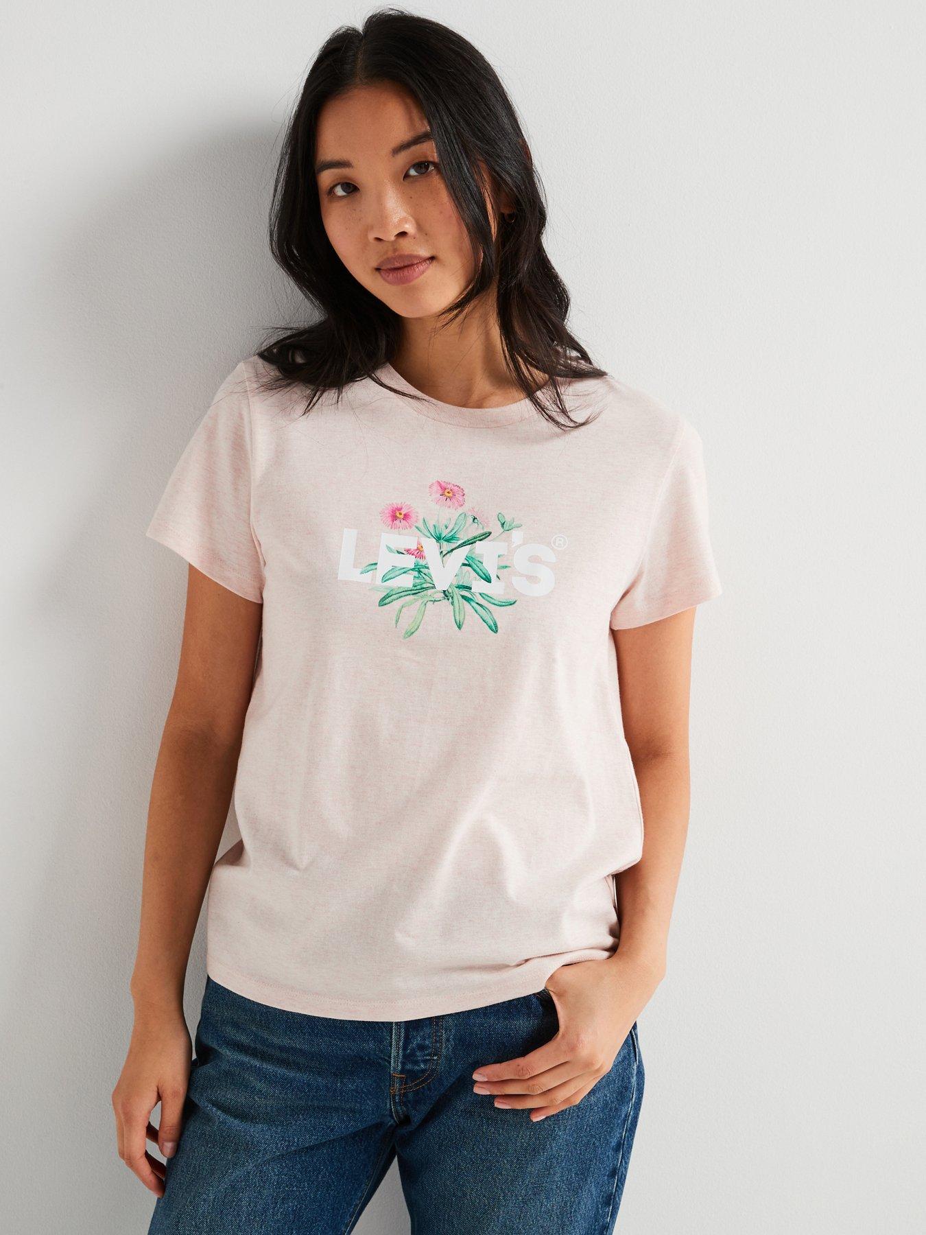 undefined Perfect T-shirt - Pink Desert Plant Hl Logo Bros B0423