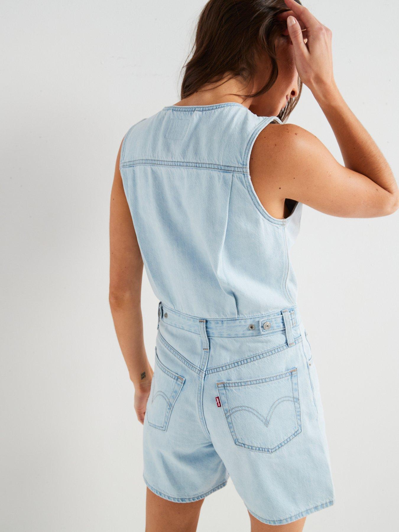 Image 2 of 6 of Levi's Vest Romper - Rom Com