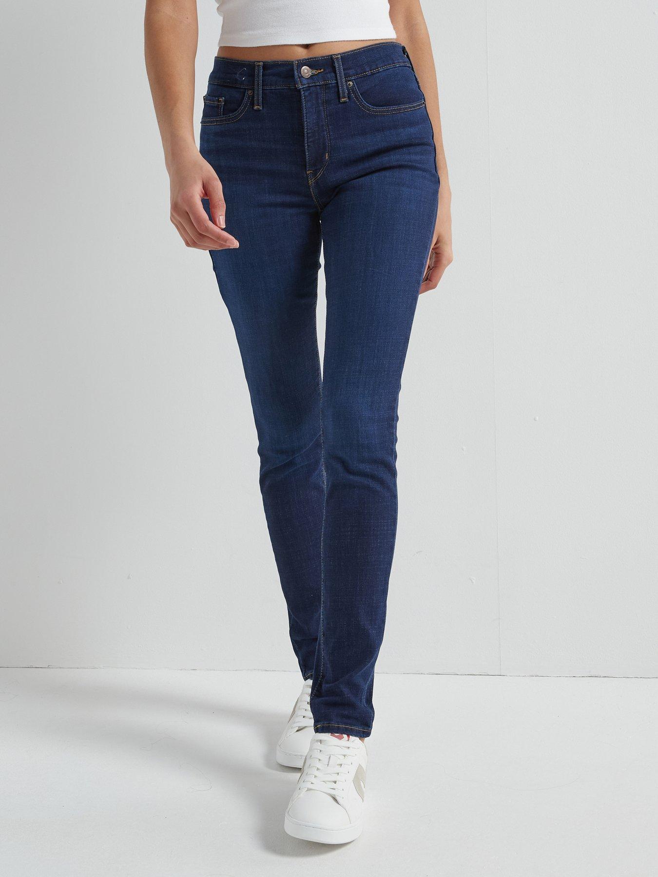 Levi's 311 Shaping Skinny Jeans, Blue, Size 32, Inside Leg 32, Women