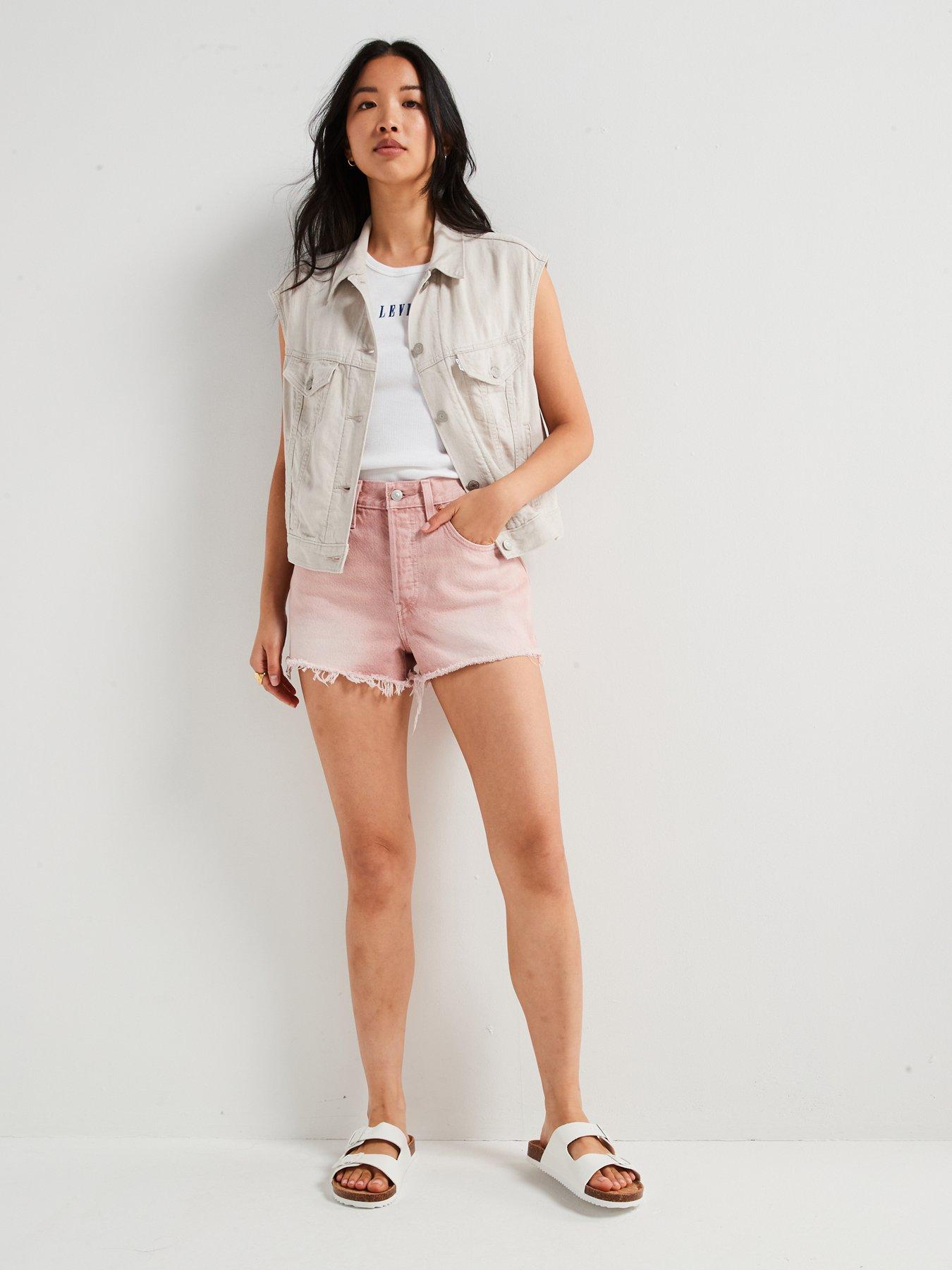 Image 3 of 6 of Levi's 501&reg; Original Shorts - Scraped Pale Mauve Short