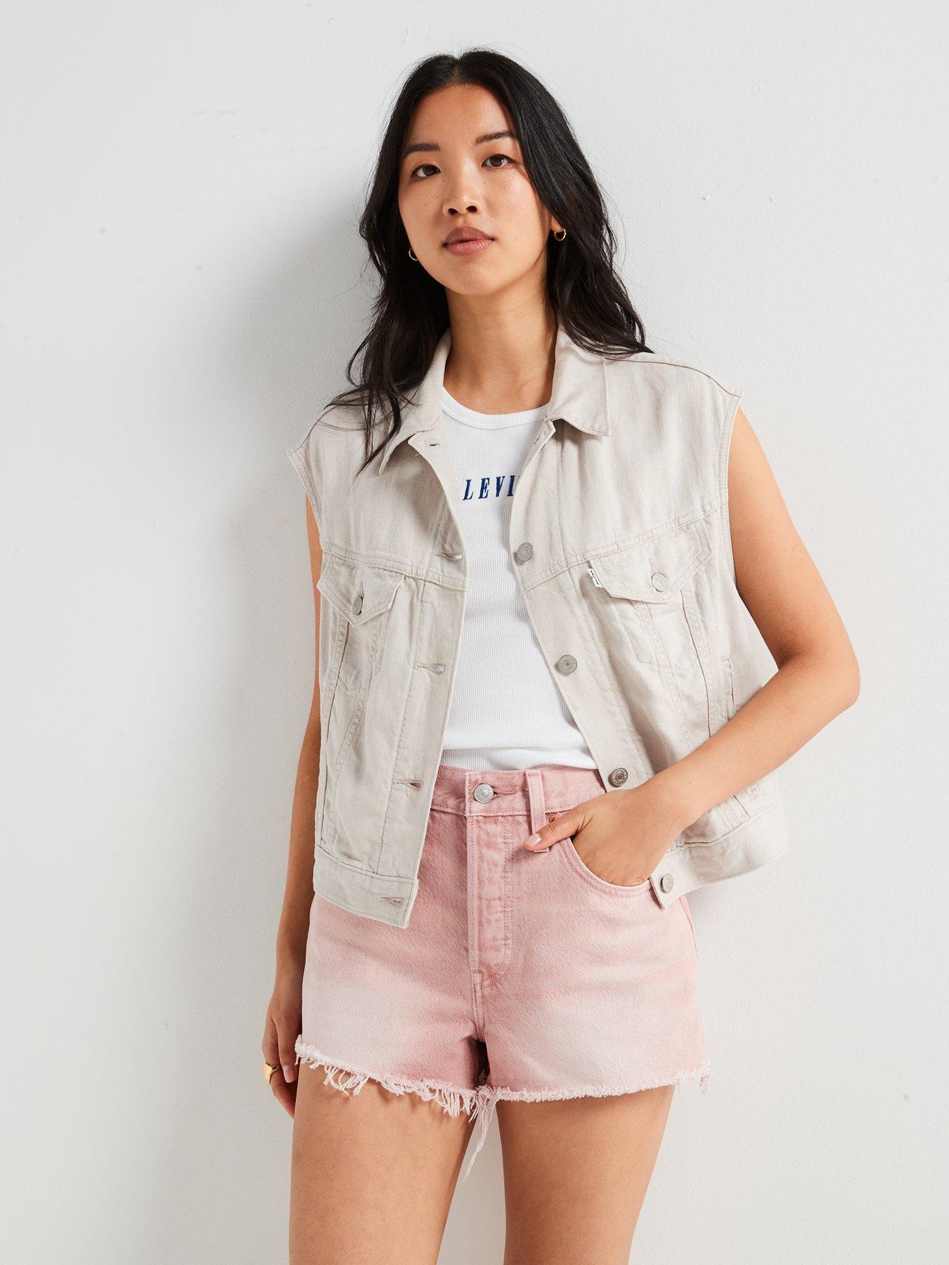 Image 4 of 6 of Levi's 501&reg; Original Shorts - Scraped Pale Mauve Short