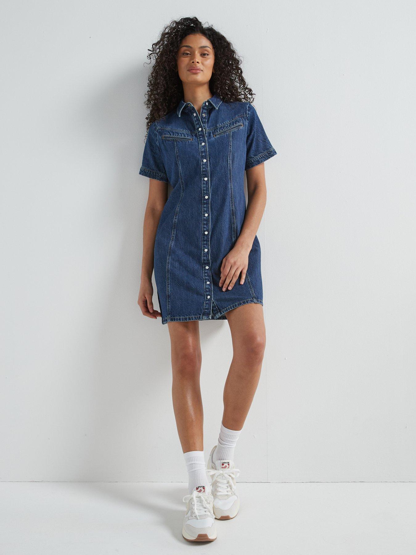 Levi's Rinoa Denim Dress - Sledge Sister Blue | Very